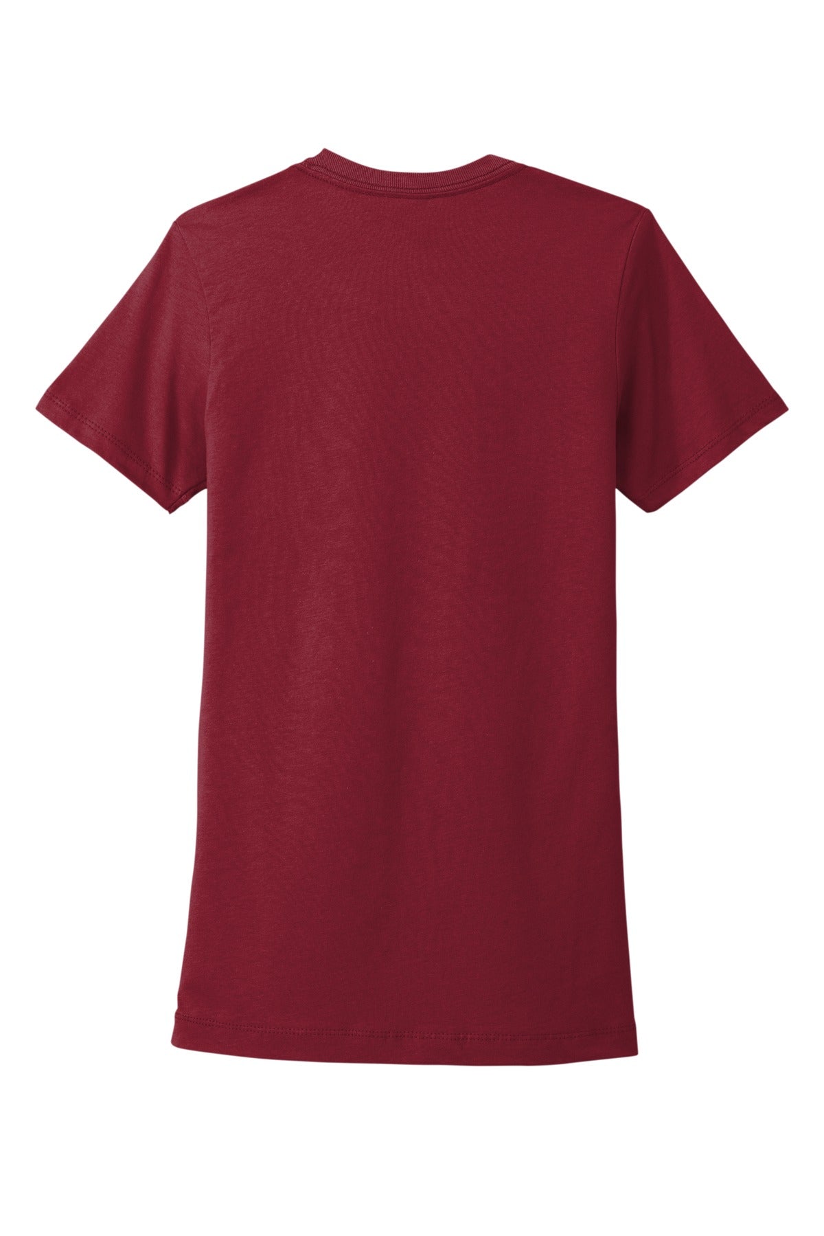 Rear View of Cardinal Next Level Apparel Women's Cotton Tee. NL3900