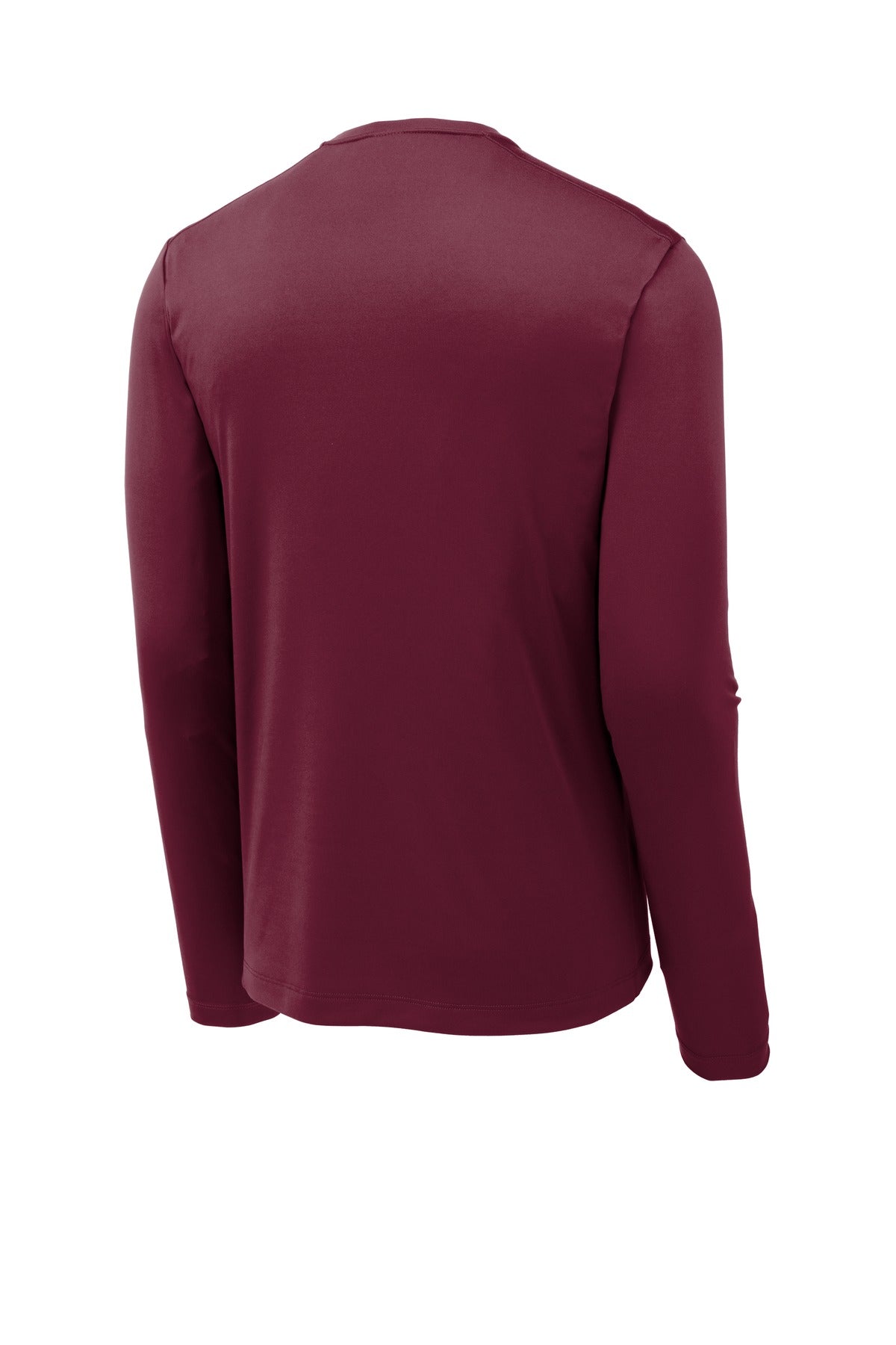 Rear View of Cardinal Sport-Tek Posi-UV Pro Long Sleeve Tee. ST420LS