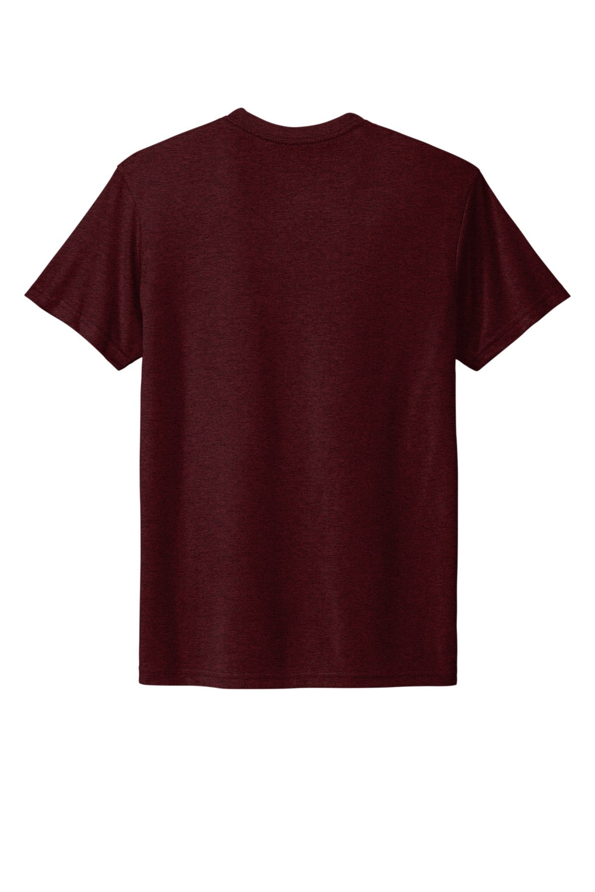 Rear View of CardinalBk Next Level Apparel Adult Tri-Blend Tee. NL6010