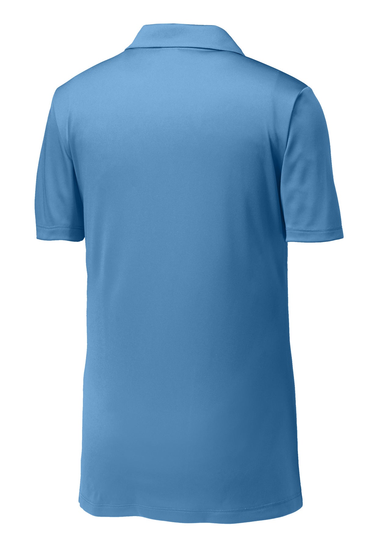 Rear View of Carolina Blue Sport-Tek PosiCharge Competitor Polo. ST550