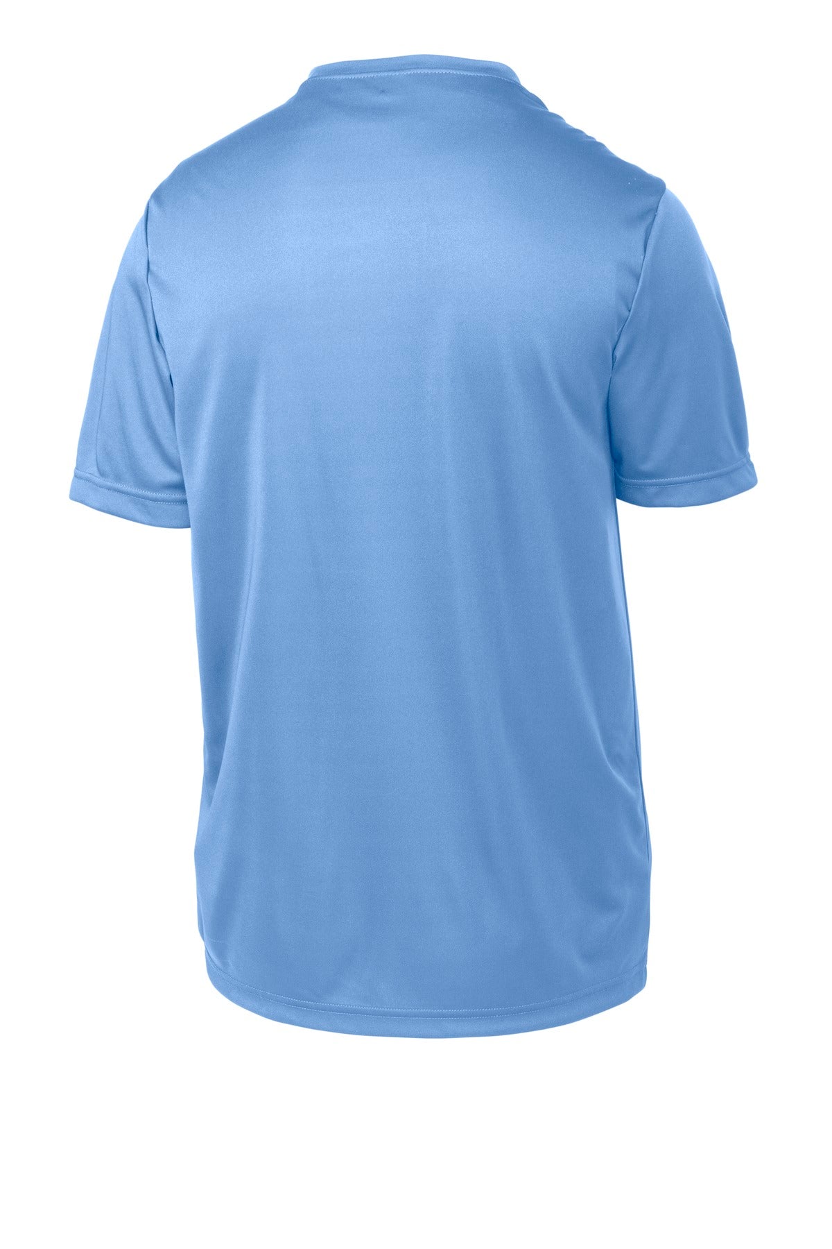 Rear View of Carolina Blue Sport-Tek Youth PosiCharge Competitor Tee. YST350