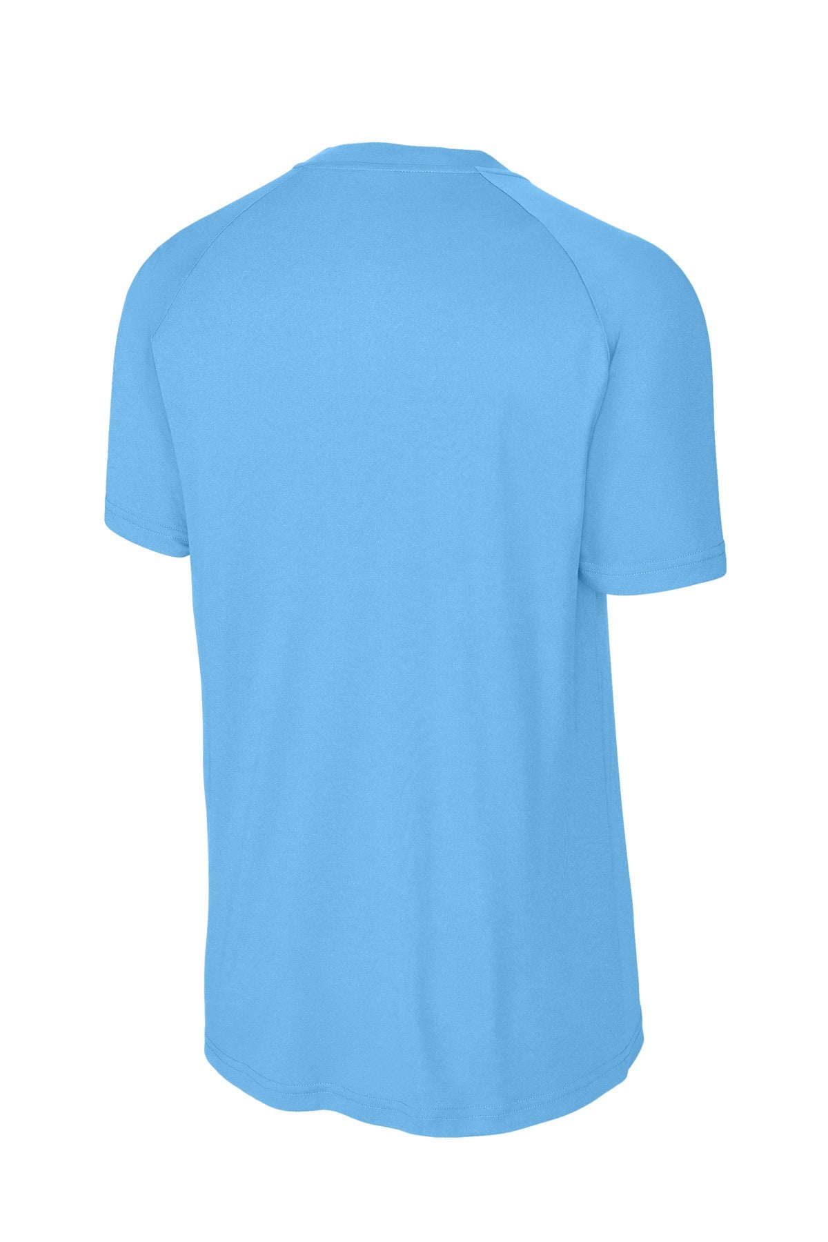 Rear View of CarolinaBl Sport-Tek PosiCharge Competitor 2-Button Henley ST359