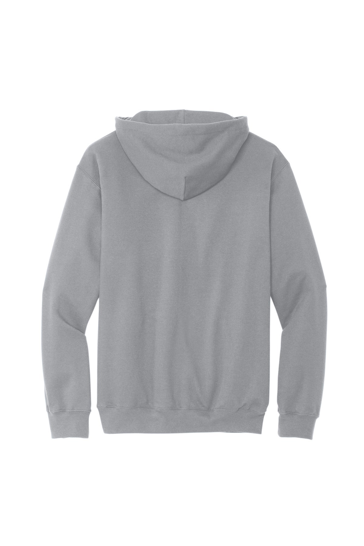 Rear View of Cement Gildan Softstyle Midweight Pullover Hooded Sweatshirt SF500