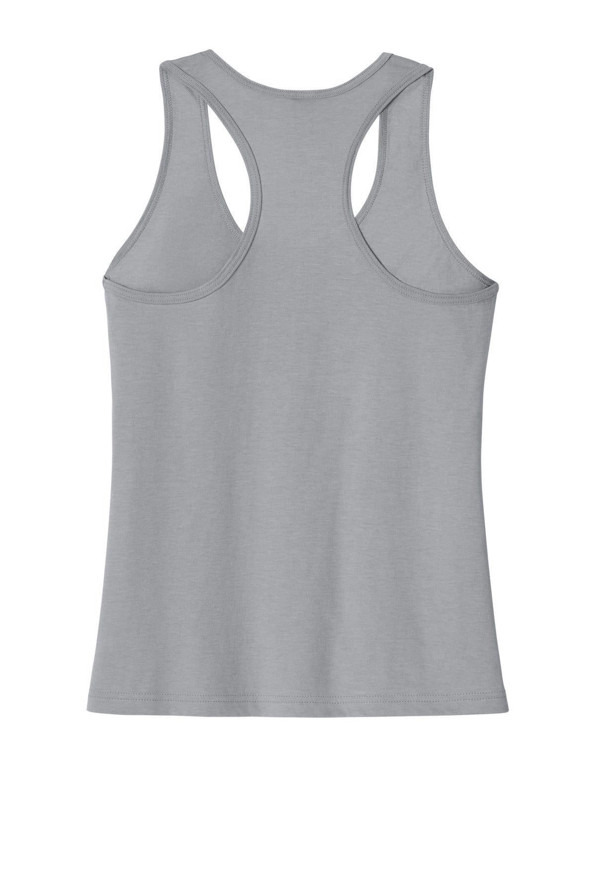Rear View of Cement Gildan Softstyle Women's CVC Racerback Tank 64220LCVC