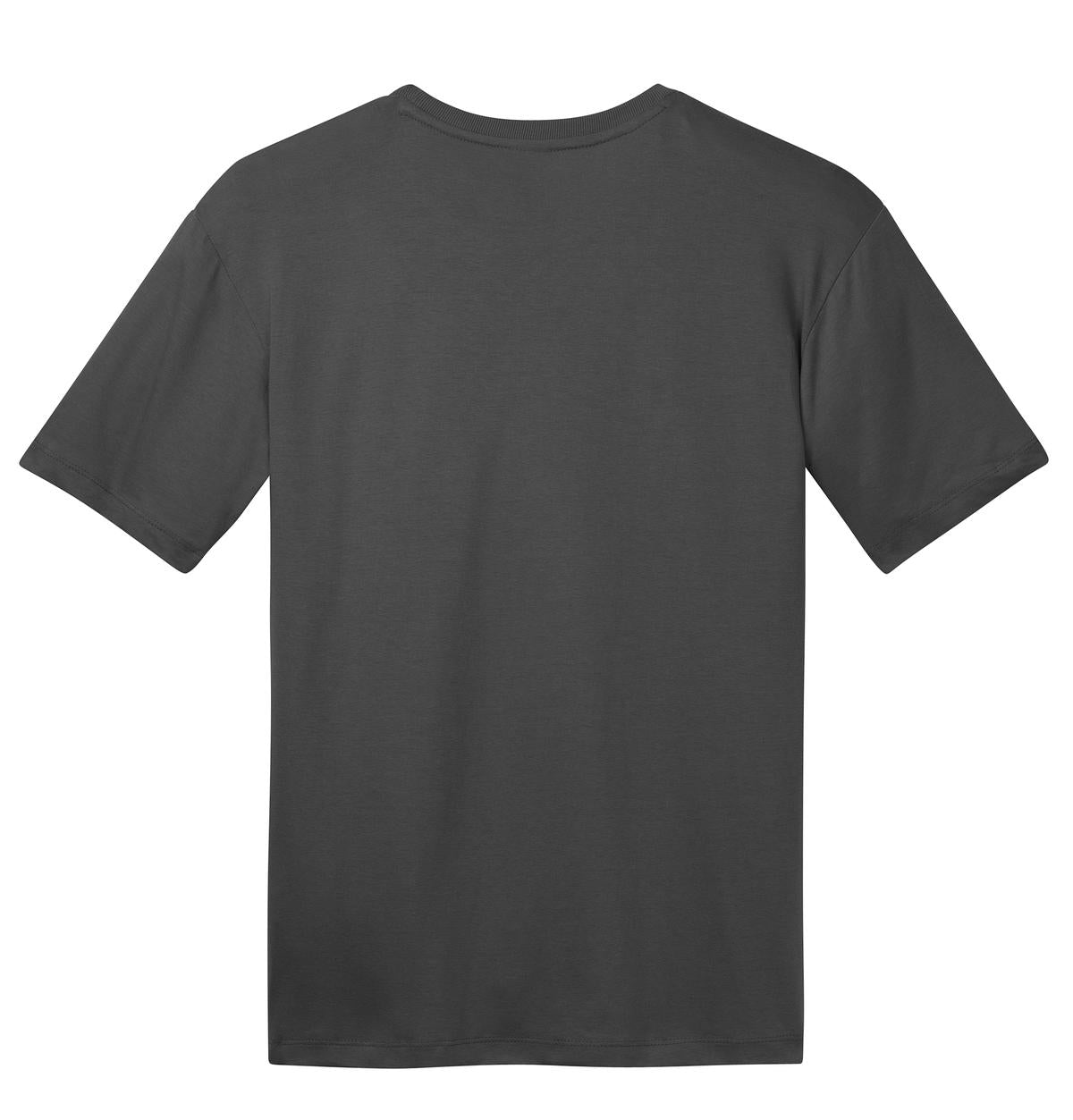 Rear View of Charcoal District Perfect Weight Tee. DT104