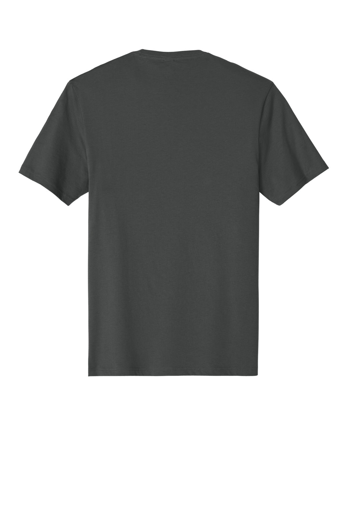 Rear View of Charcoal District Perfect Weight Tee. DT104