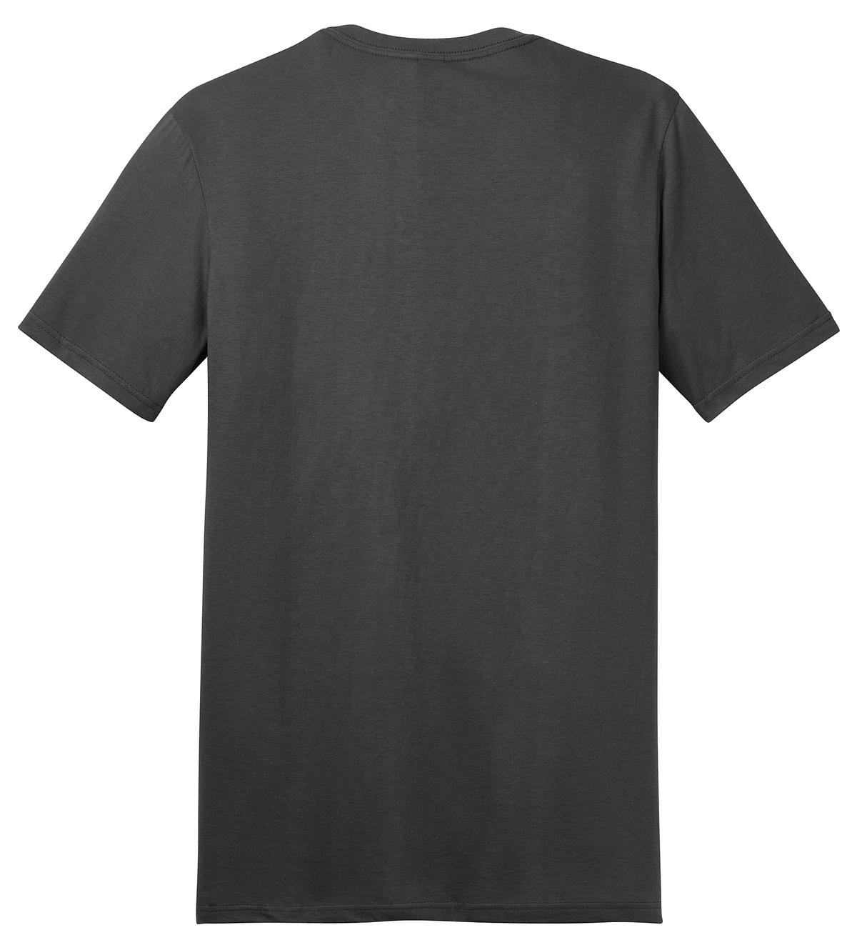 Rear View of Charcoal District The Concert Tee DT5000