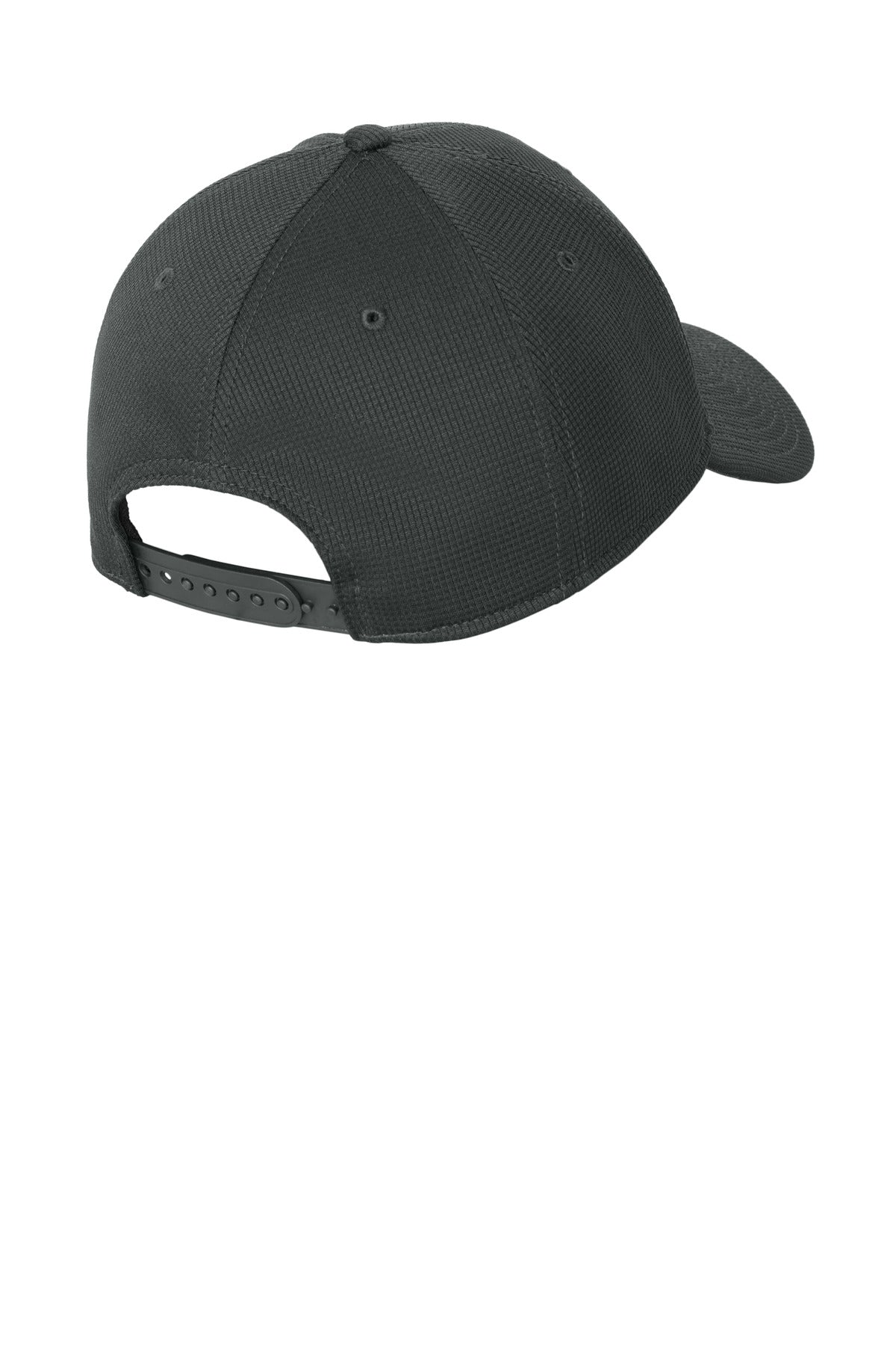 Rear View of Charcoal New Era Pivot Stretch Band Snapback Cap NE214