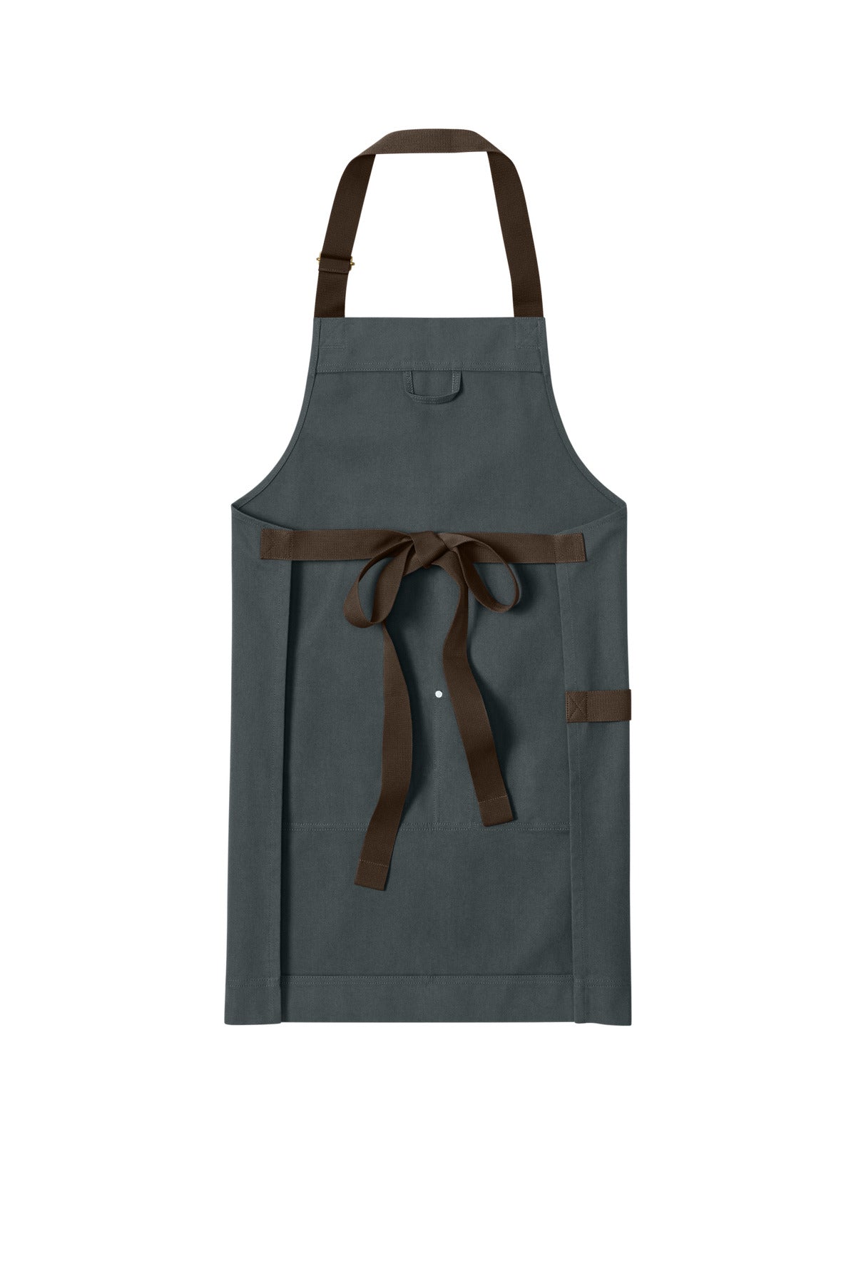 Rear View of Charcoal Port Authority Signature Workwear Apron A903