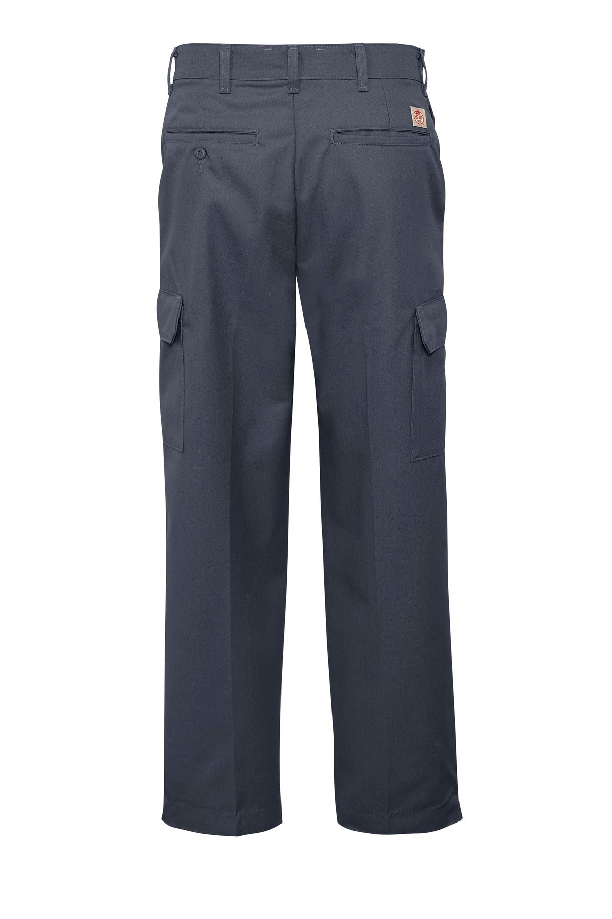 Rear View of Charcoal Red Kap Industrial Cargo Pant. PT88