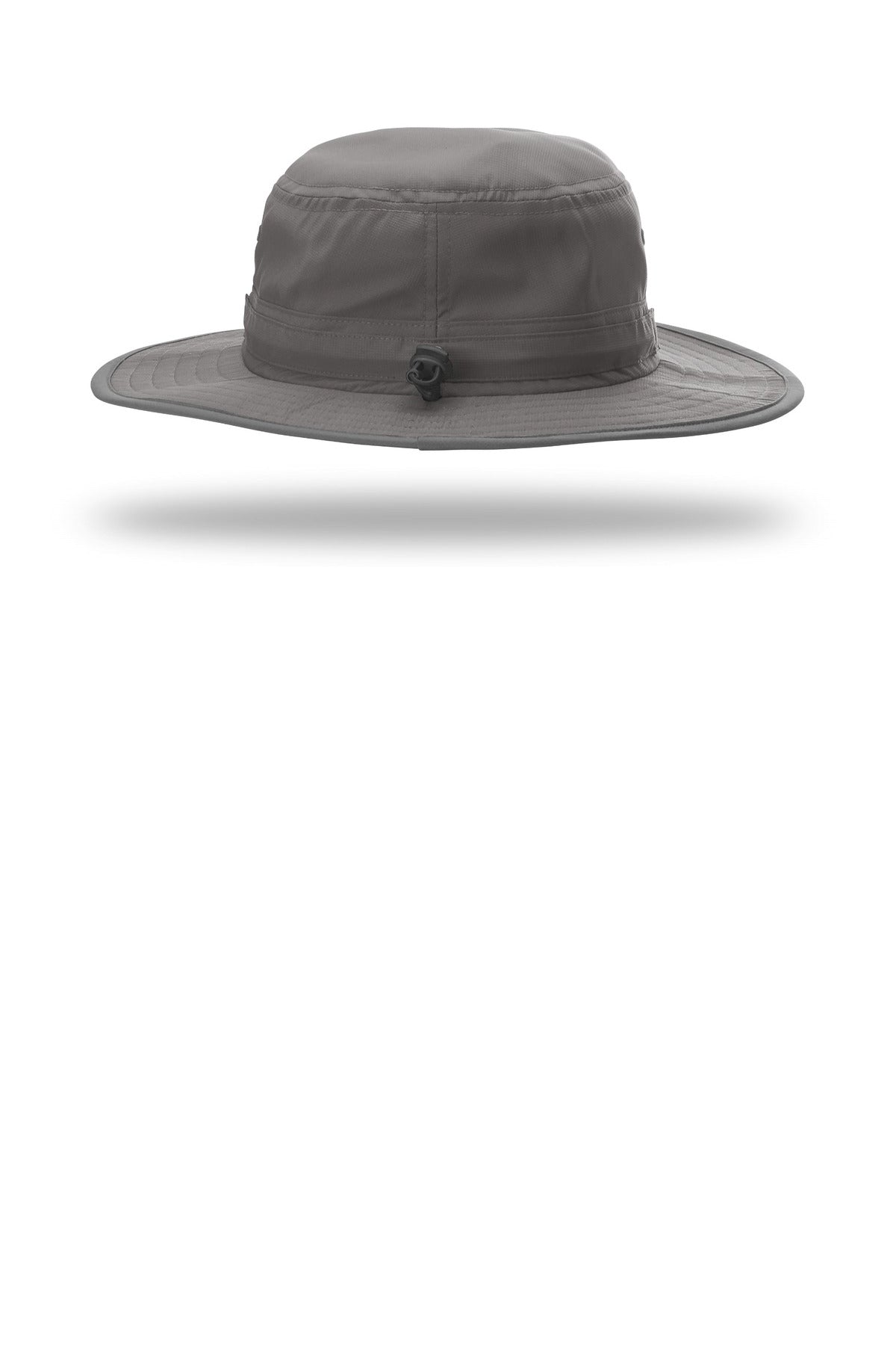 Rear View of Charcoal Richardson Lite Wide Brim Hat 810