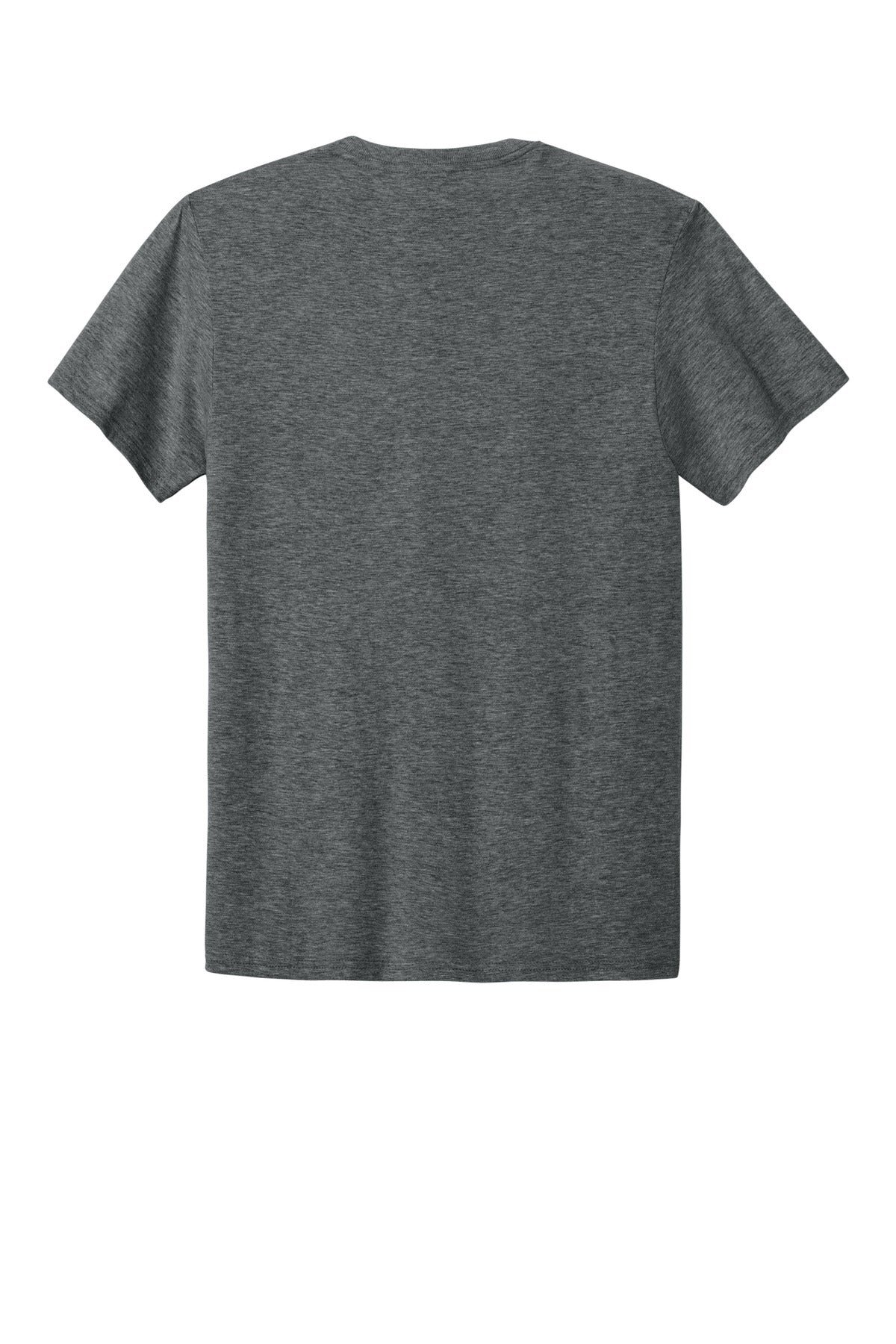 Rear View of CharcoalHt Jerzees Ultimate Unisex Ring Spun T-Shirt IC46M