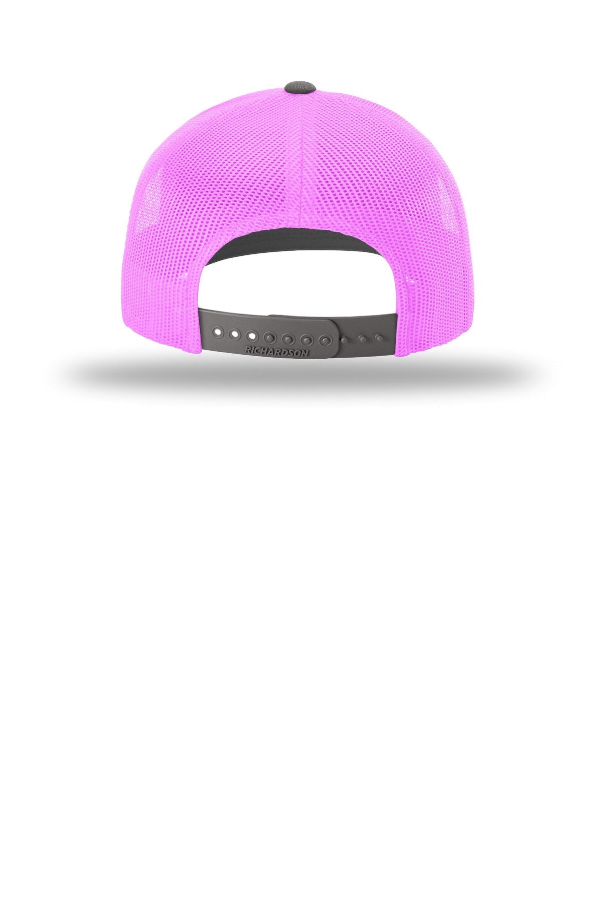 Rear View of Chr/NePink Richardson Trucker Cap 112
