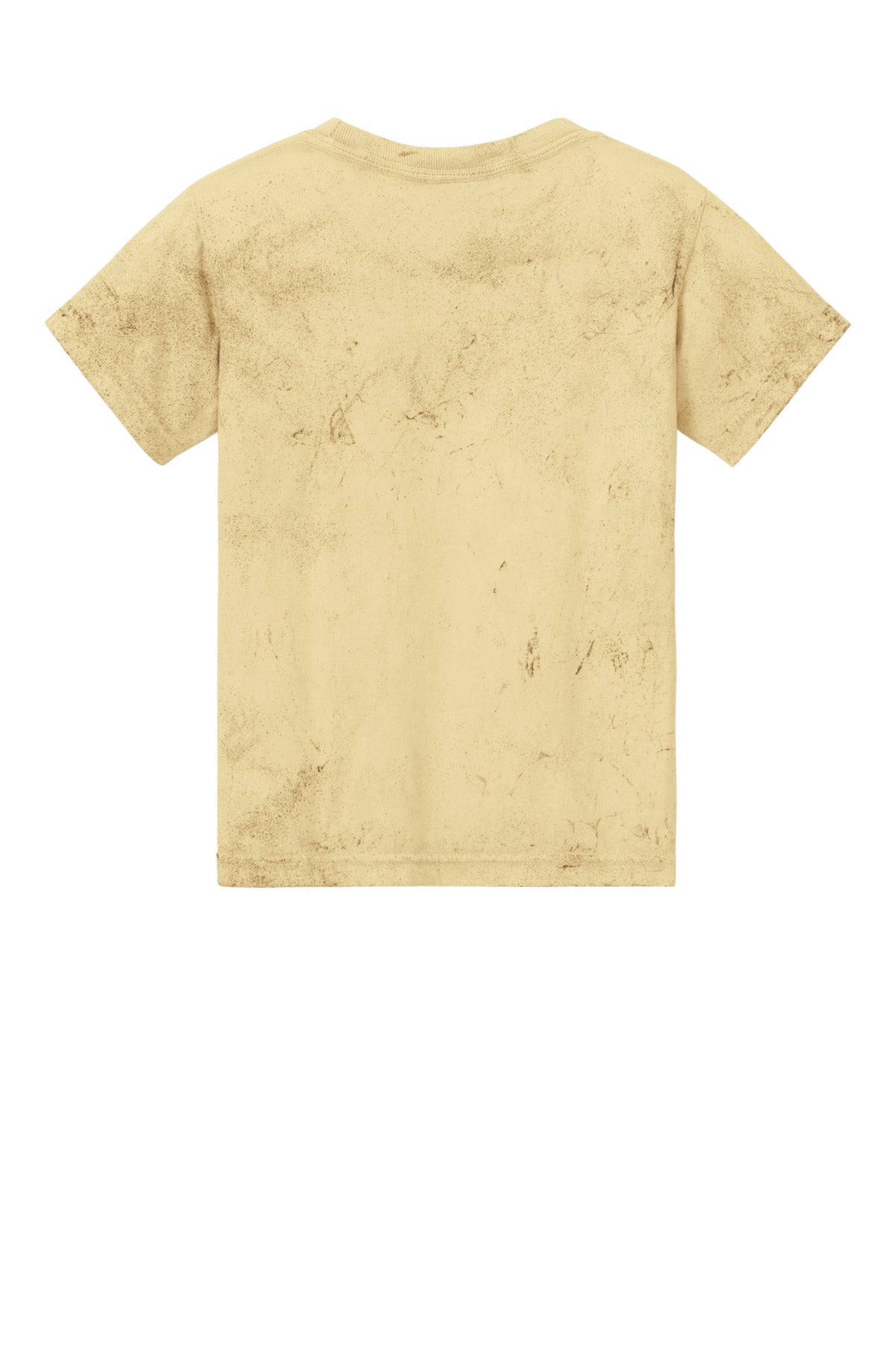 Rear View of Citrine Comfort Colors Youth Heavyweight Color Blast Tee 1745Y