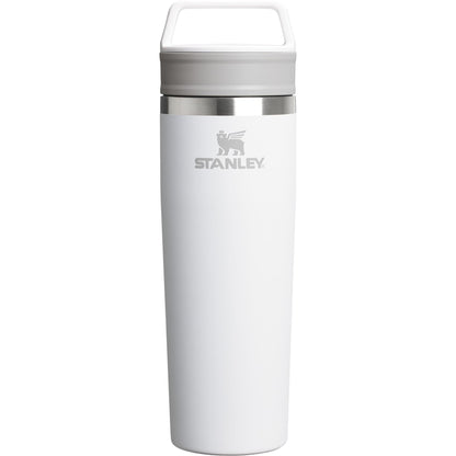 Rear View of Clear Stanley 20OZ CAFE-TO-GO TRAV MUG