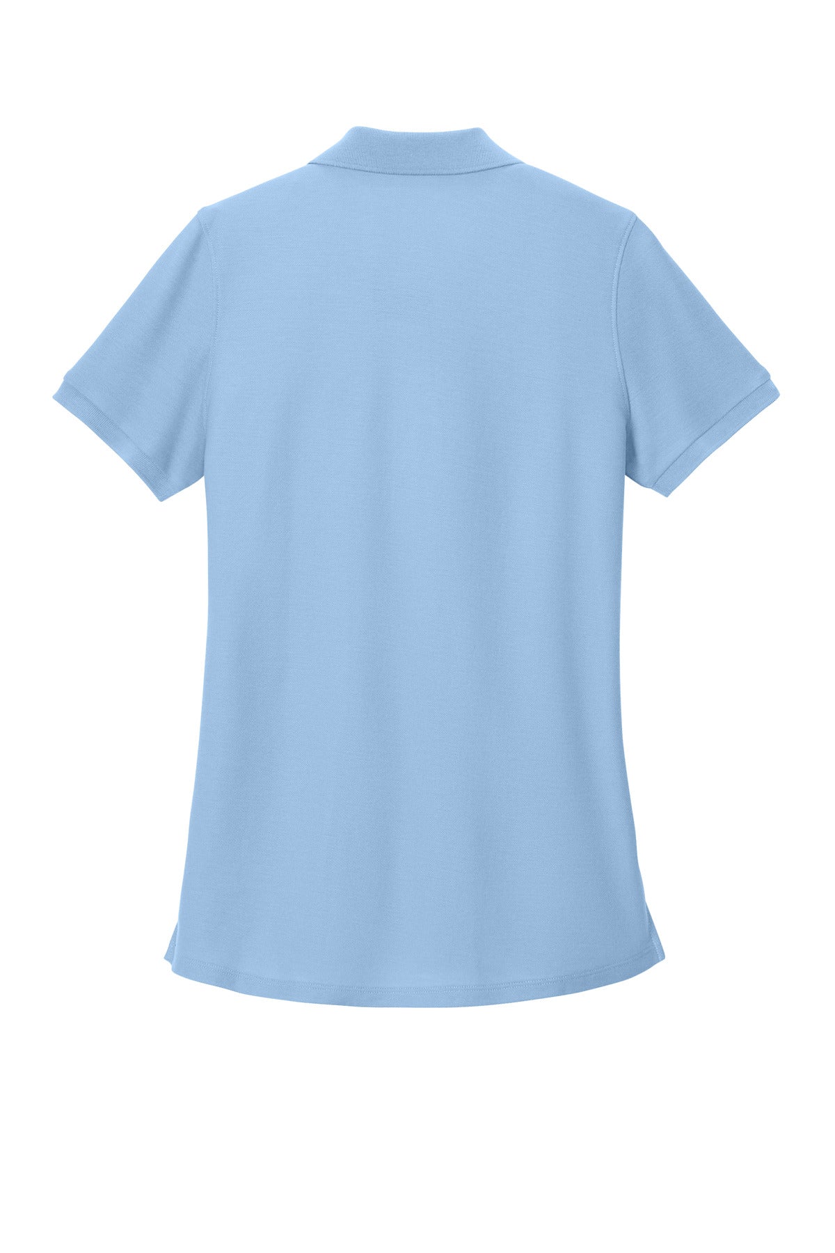 Rear View of CloudBlue Port Authority Women's Wearever Signature Pique Polo LK200