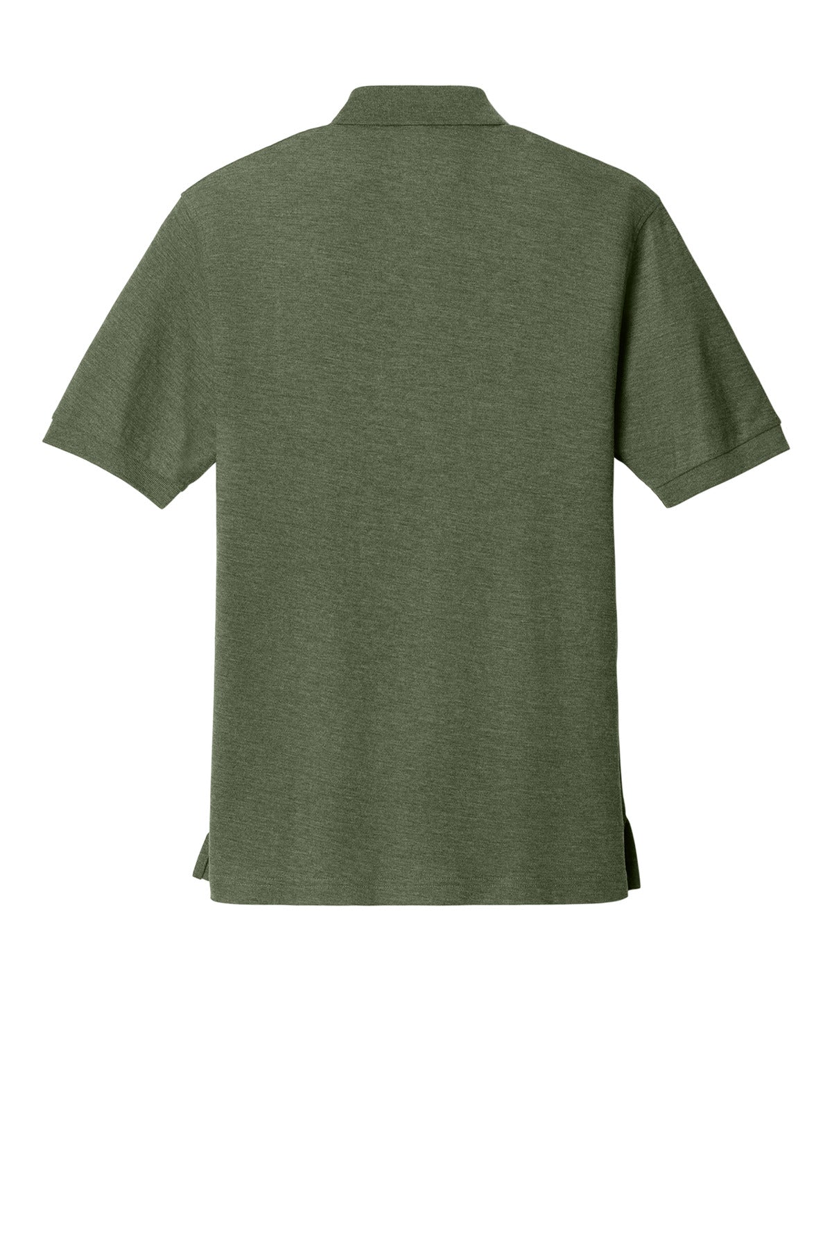 Rear View of Clover Green Port Authority Extended Size Silk Touch Polo K500ES