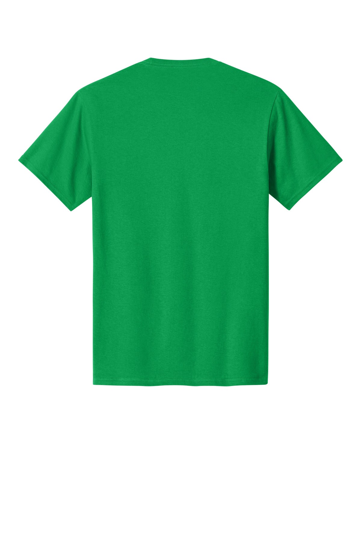 Rear View of Clover Green Port & Co Core Cotton Tee. PC54