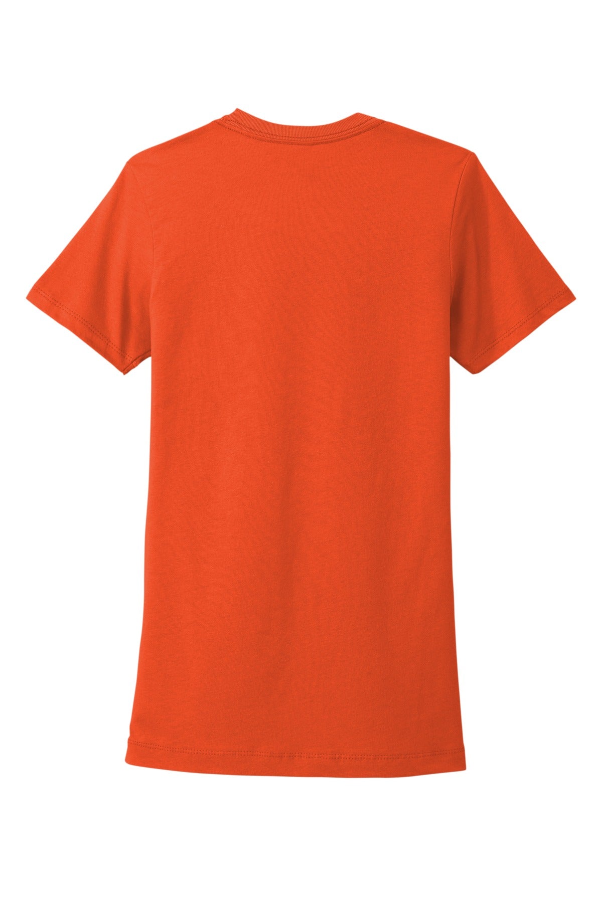 Rear View of ClscOrange Next Level Apparel Women's Cotton Tee. NL3900