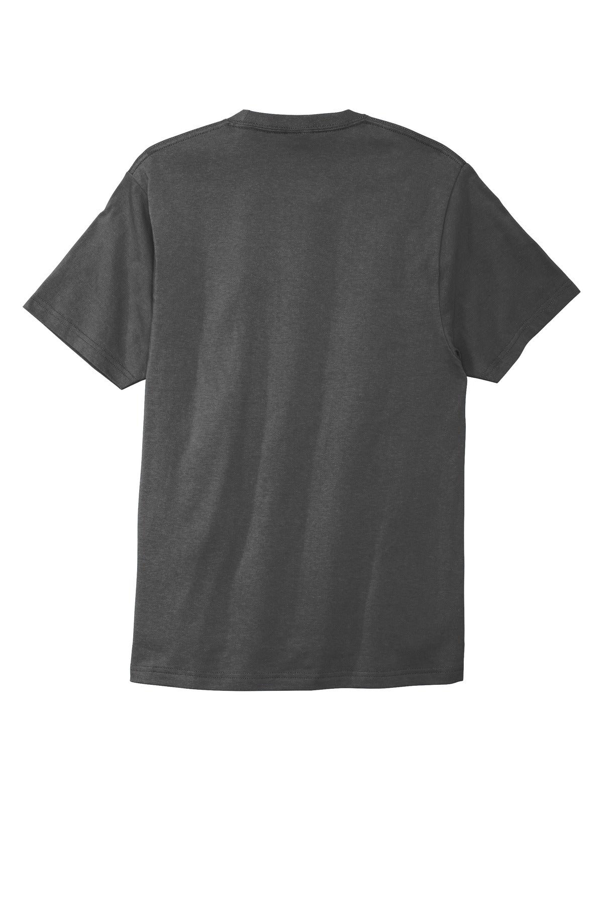 Rear View of Coal Grey Port & Co Bouncer Tee PC600