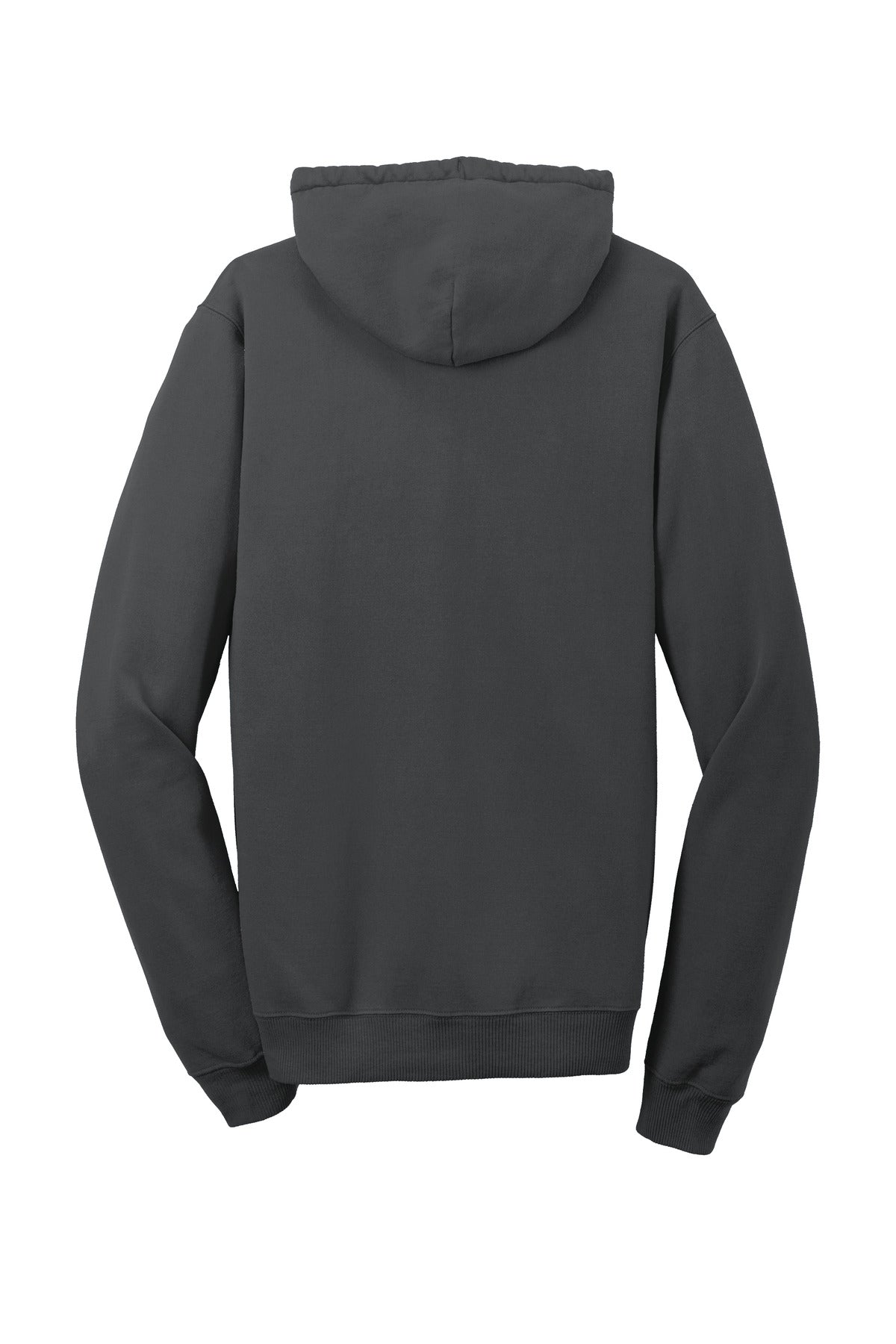 Rear View of Coal Port & Co Beach Wash Garment-Dyed Pullover Hooded Sweatshirt. PC098H