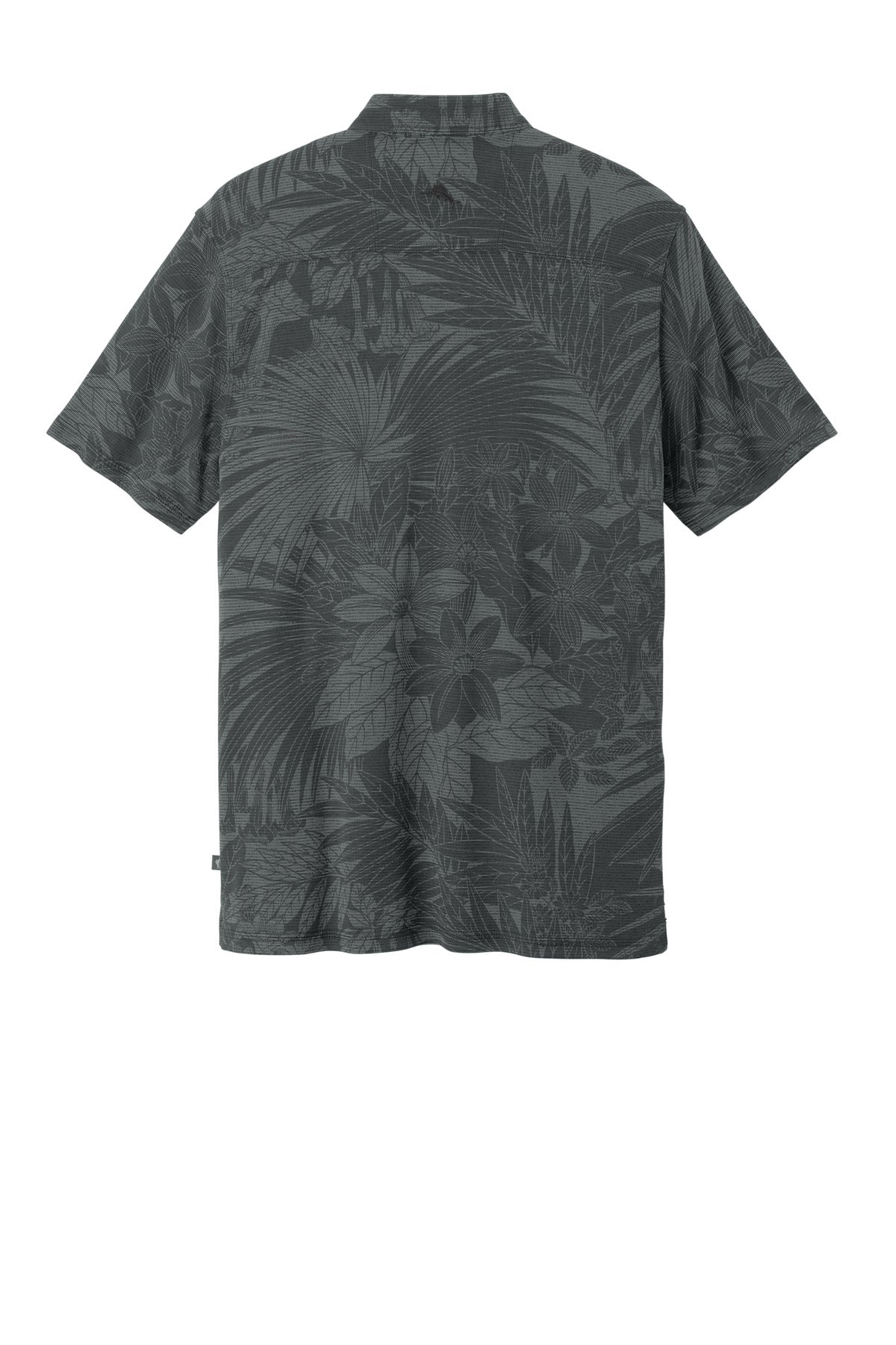 Rear View of Coal Tommy Bahama Santiago Paradise Polo ST227544TB