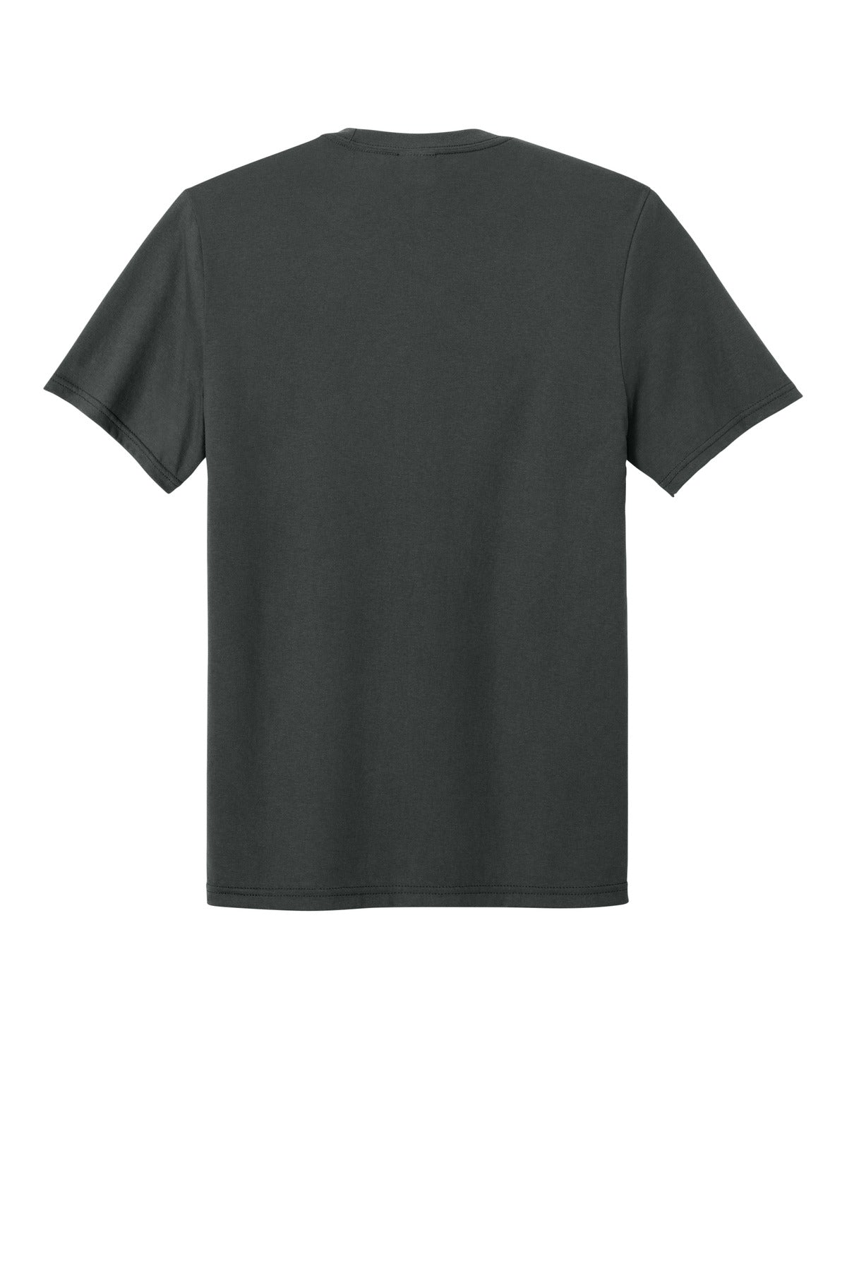 Rear View of CoalGrey Port & Co Tri-Blend Tee. PC330