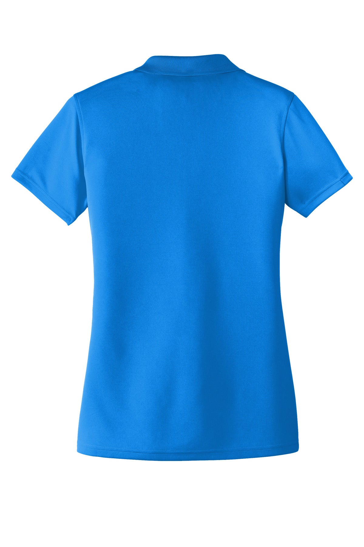 Rear View of Coastal Blue Port Authority Women's Dry Zone UV Micro-Mesh Polo. LK110