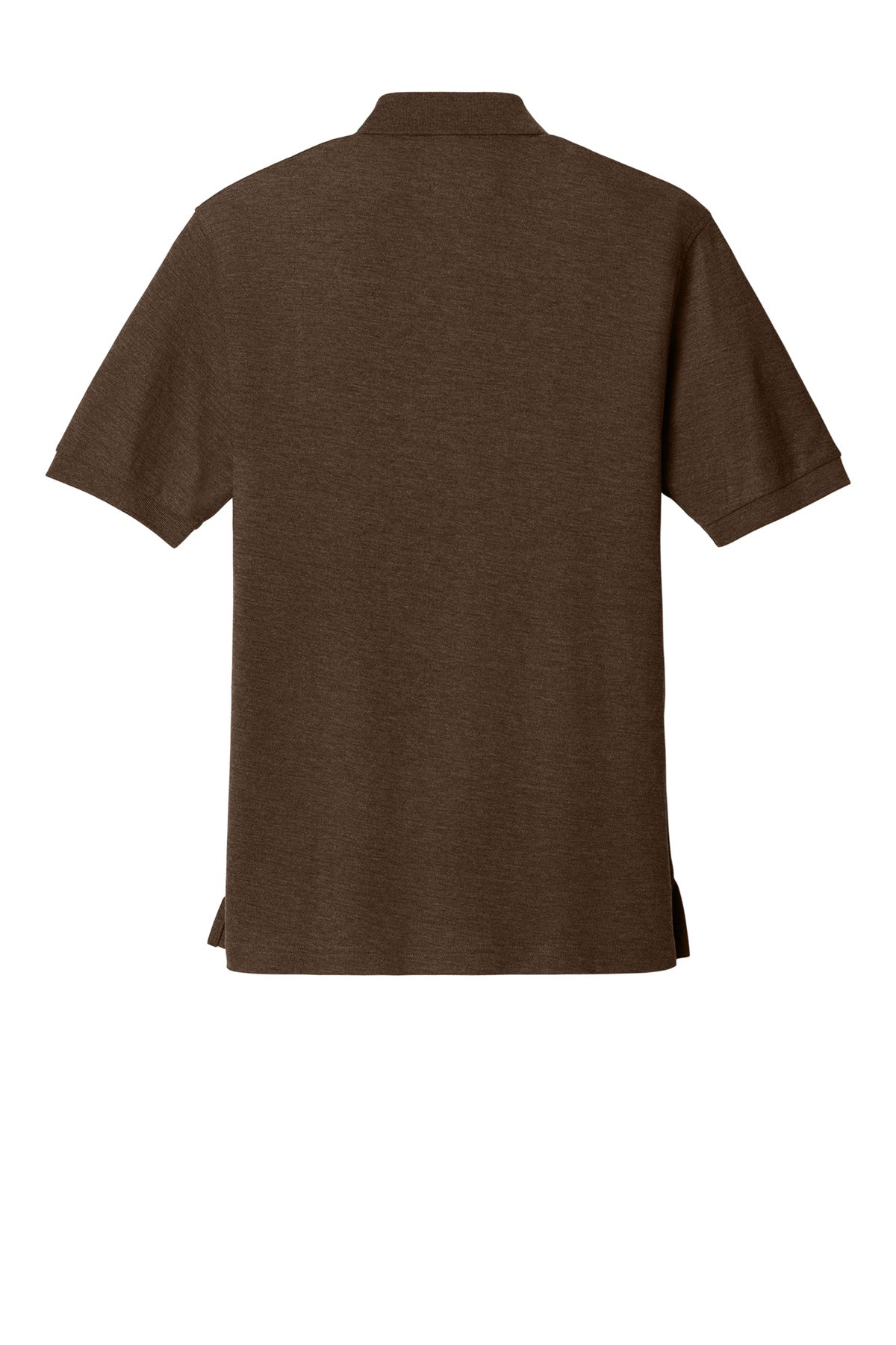 Rear View of Coffee Bean Port Authority Extended Size Silk Touch Polo K500ES