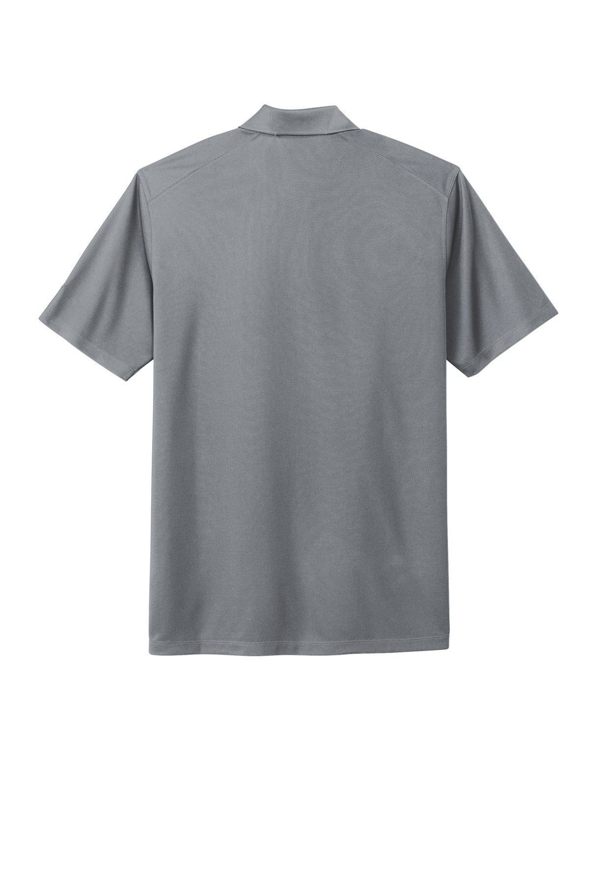 Rear View of CoolGrey Nike Dri-FIT Micro Pique 2.0 Polo NKDC1963