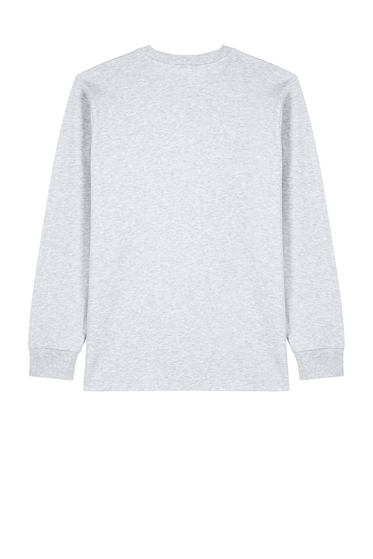 Rear View of CoolHtrGry Stanley/Stella Unisex Freestyler Heavyweight Long Sleeve Tee SXU023