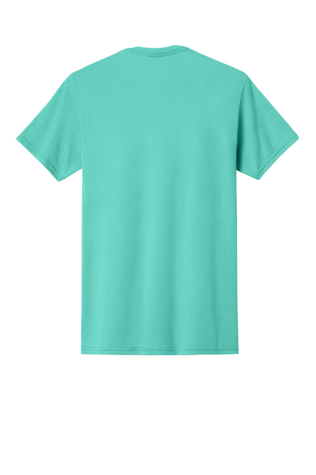 Rear View of CoolMint Jerzees - Dri-Power 50/50 Cotton/Poly T-Shirt. 29M