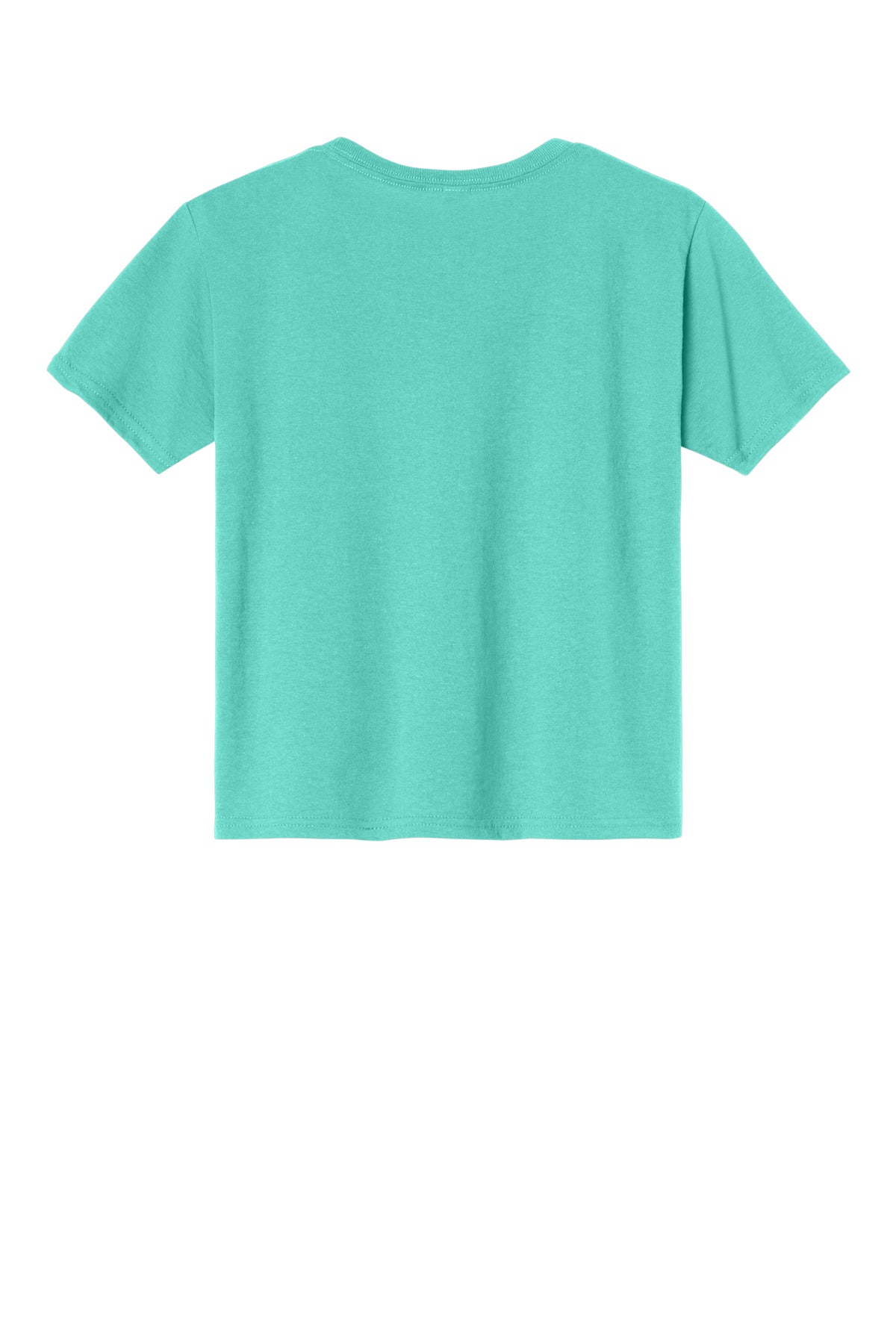 Rear View of CoolMint Jerzees - Youth Dri-Power 50/50 Cotton/Poly T-Shirt. 29B