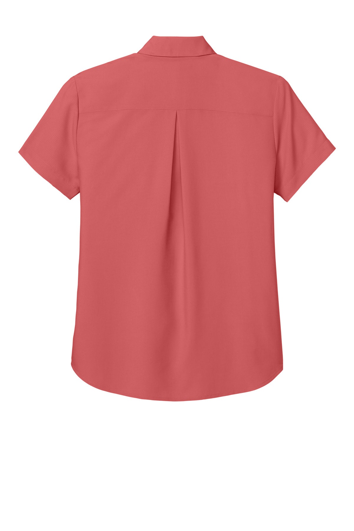 Rear View of CoralReef Port Authority Women's Short Sleeve UV Dockside Shirt LW963