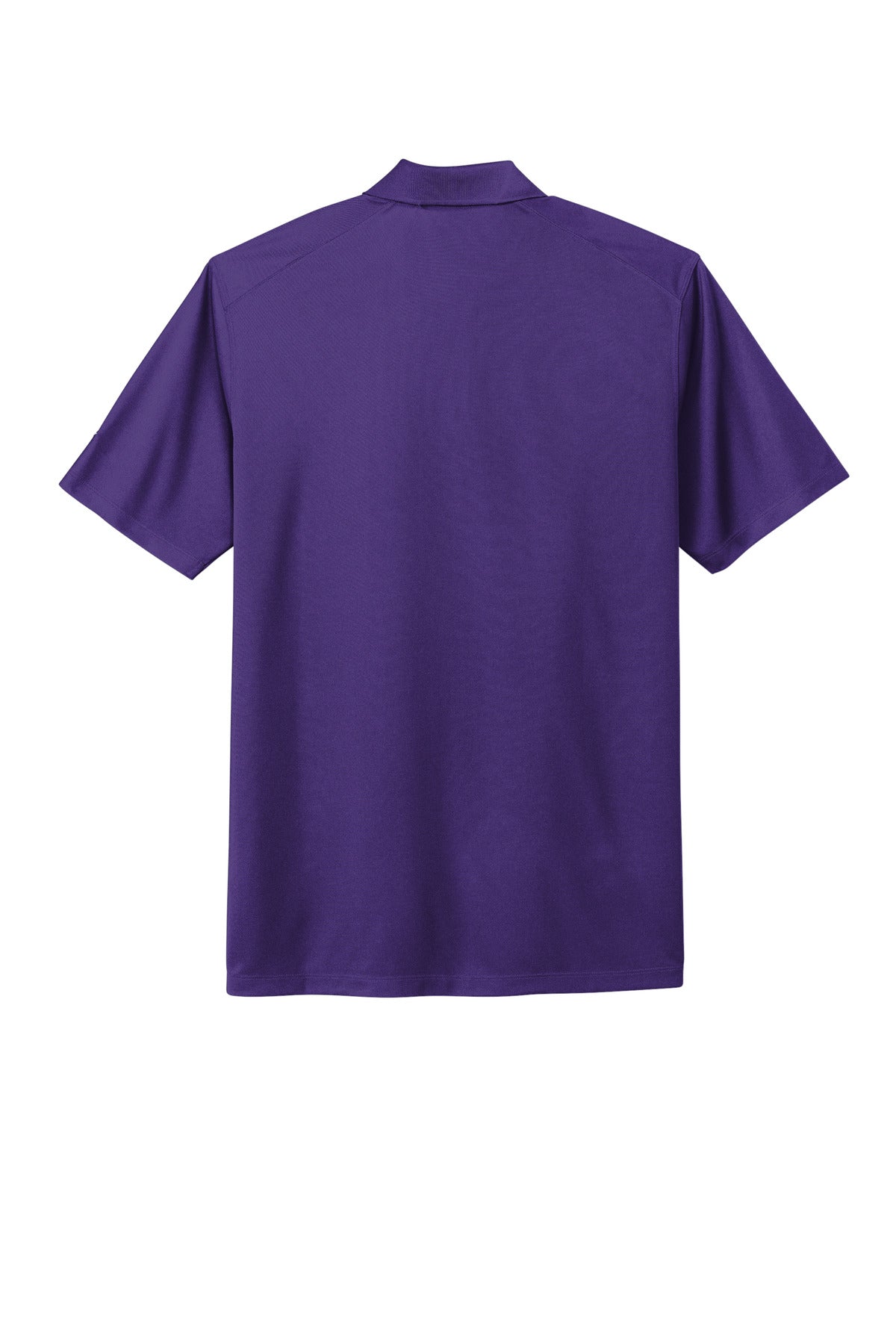 Rear View of CourtPrpl Nike Dri-FIT Micro Pique 2.0 Polo NKDC1963