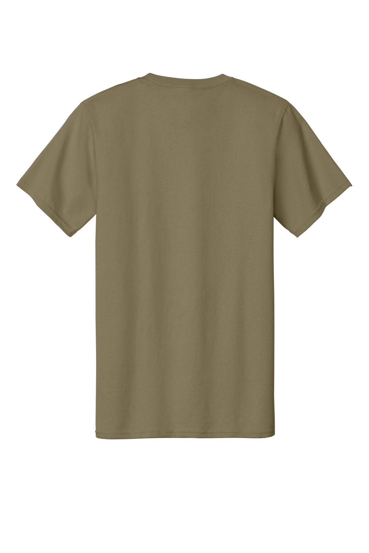Rear View of CoyoteBrn Port & Co Essential Tee. PC61