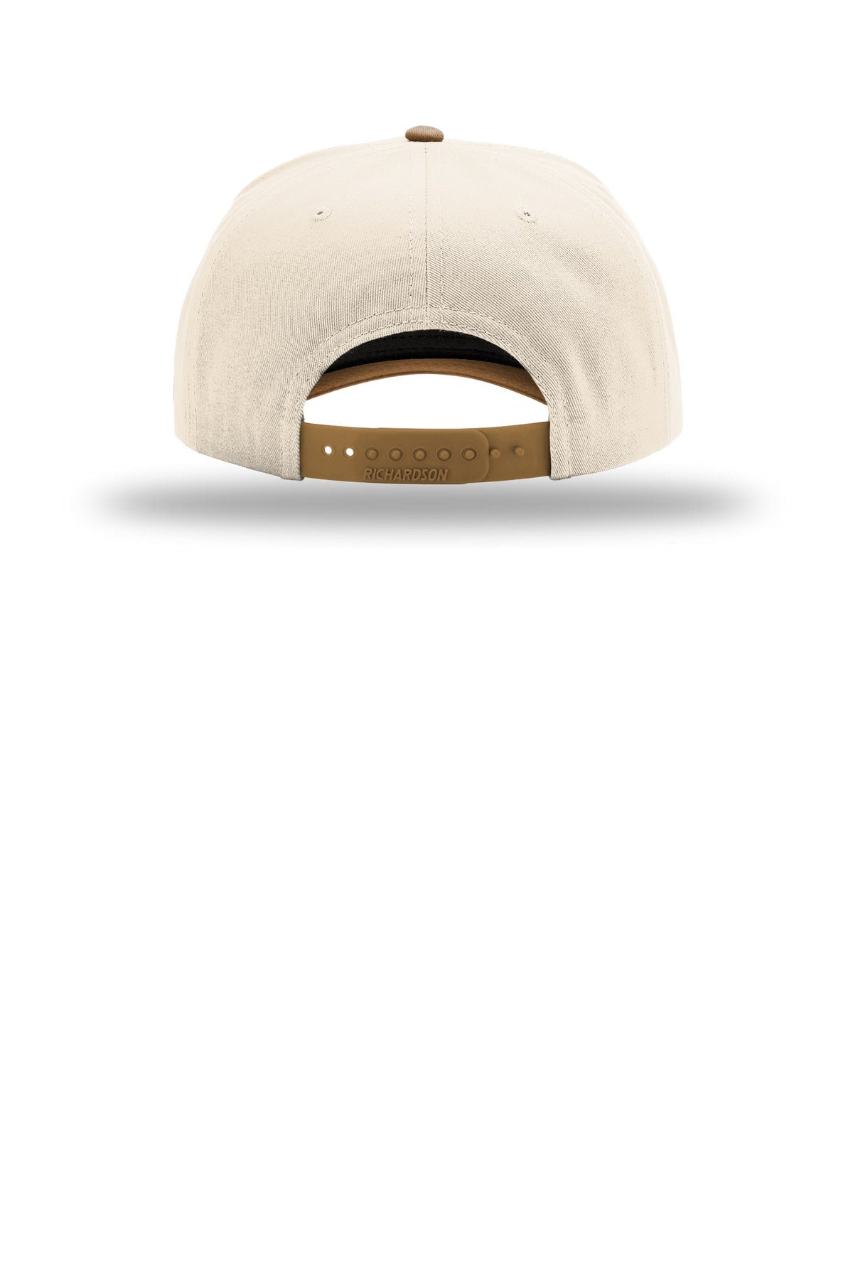 Rear View of Cr/Cr/Crml Richardson Full Fabric 5-Panel Champ 323FPC