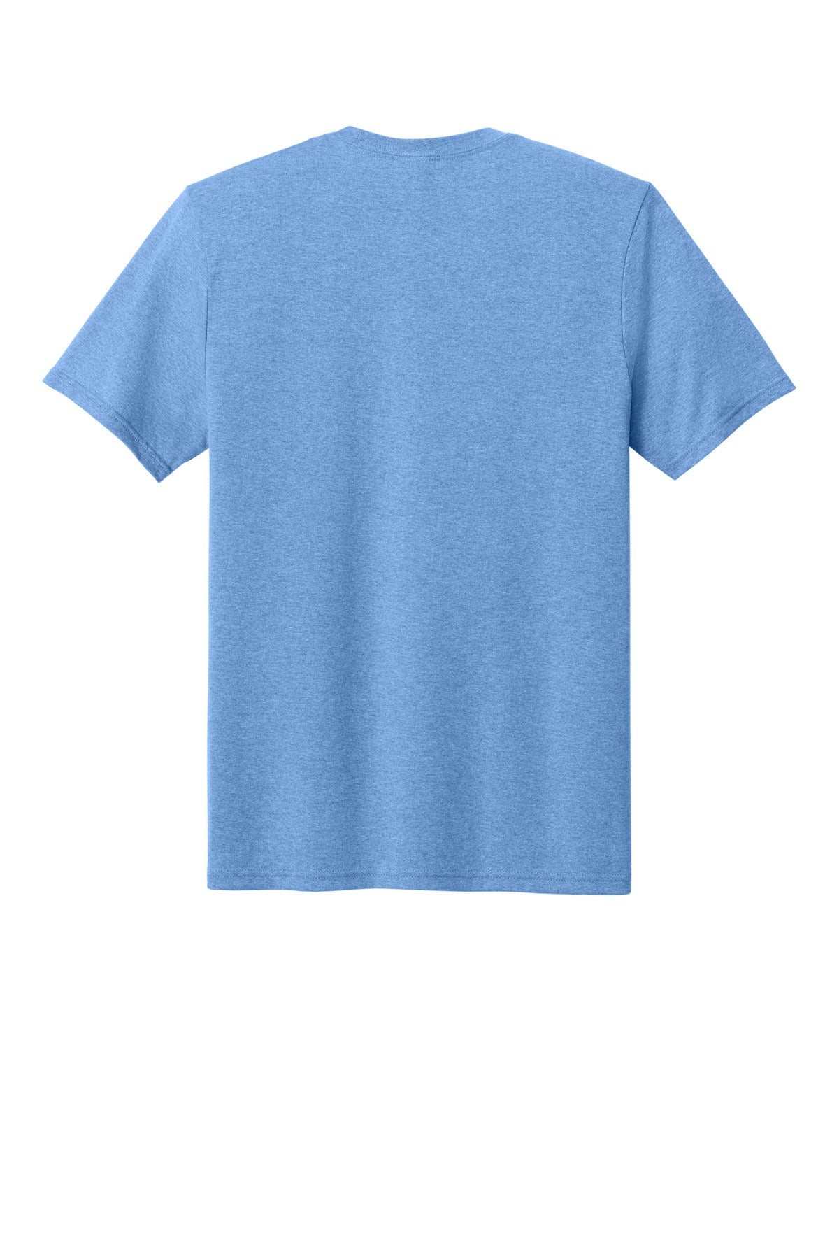 Rear View of CrlnaBlHtr Port & Co Tri-Blend Tee. PC330