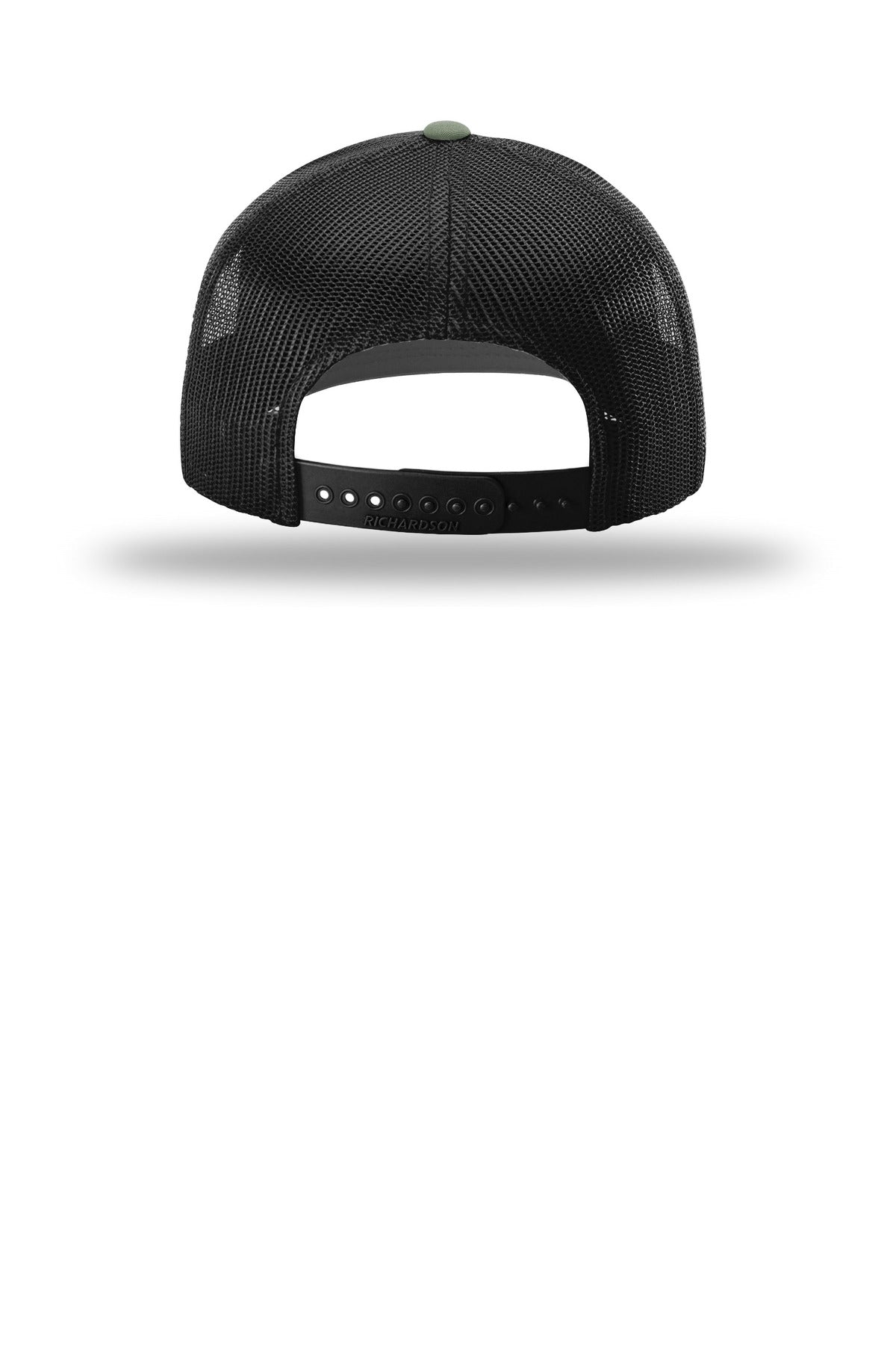 Rear View of Crm/Bk/Ldn Richardson Trucker Cap 112
