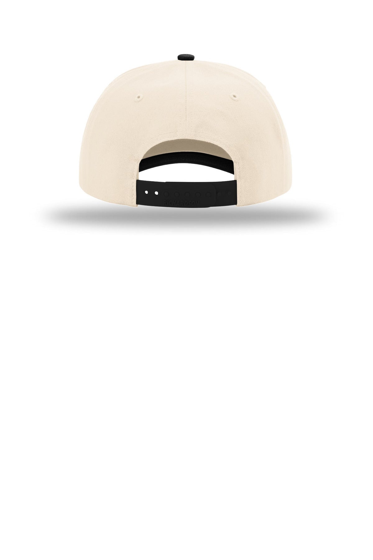 Rear View of Crm/Crm/Bk Richardson 5-Panel Relaxed Gramps 356