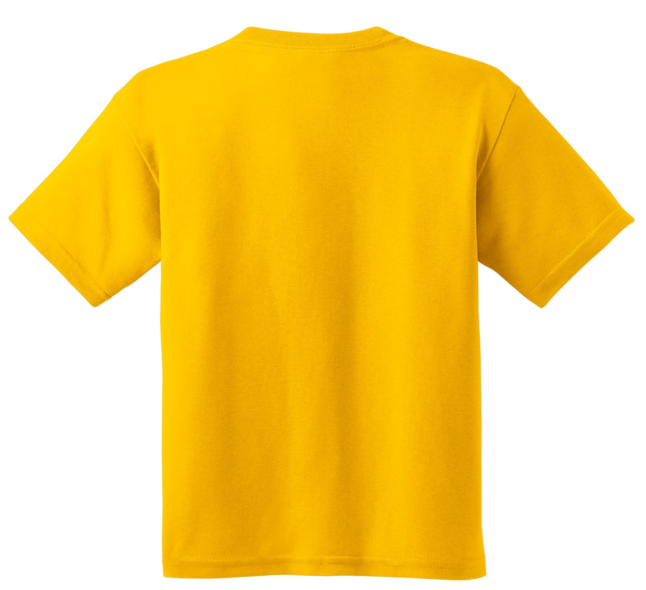 Rear View of Daisy Gildan - Youth Heavy Cotton 100% Cotton T-Shirt. 5000B