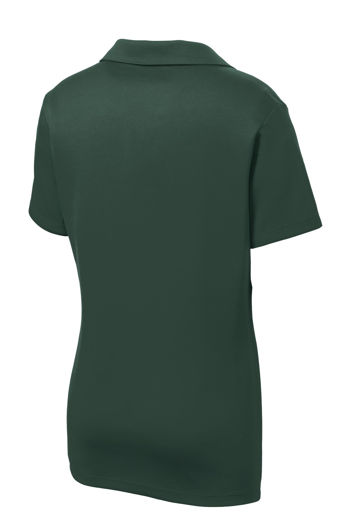 Rear View of Dark Forest Gn Sport-Tek Women's PosiCharge RacerMesh Polo. LST640