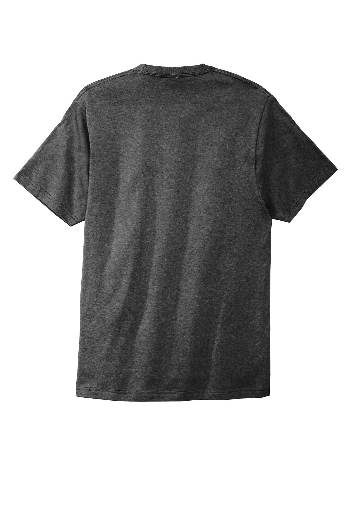 Rear View of Dark Hthr Grey Port & Co Bouncer Tee PC600