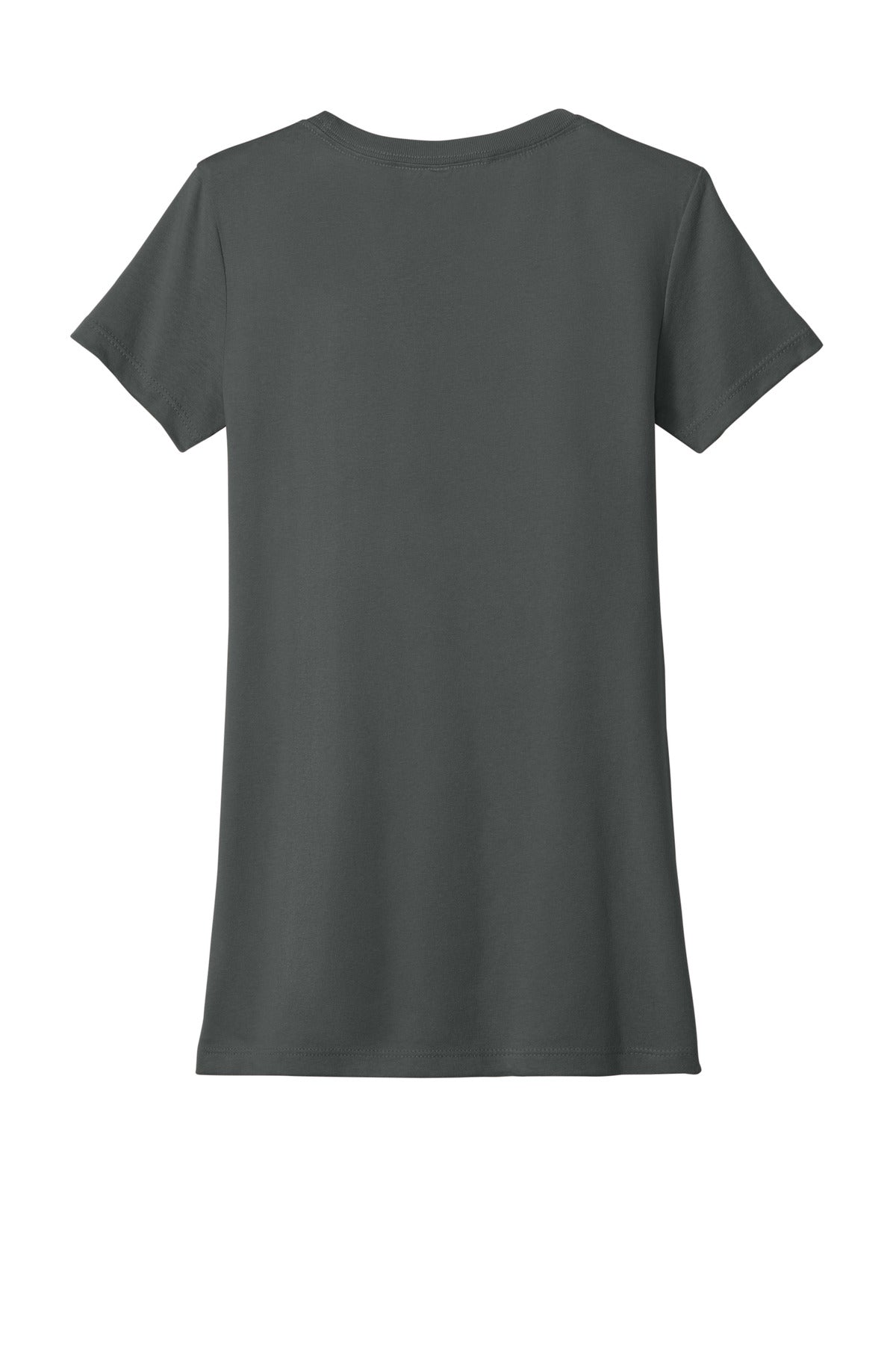 Rear View of DarkGray Next Level Apparel Women's Ideal Tee NL1510