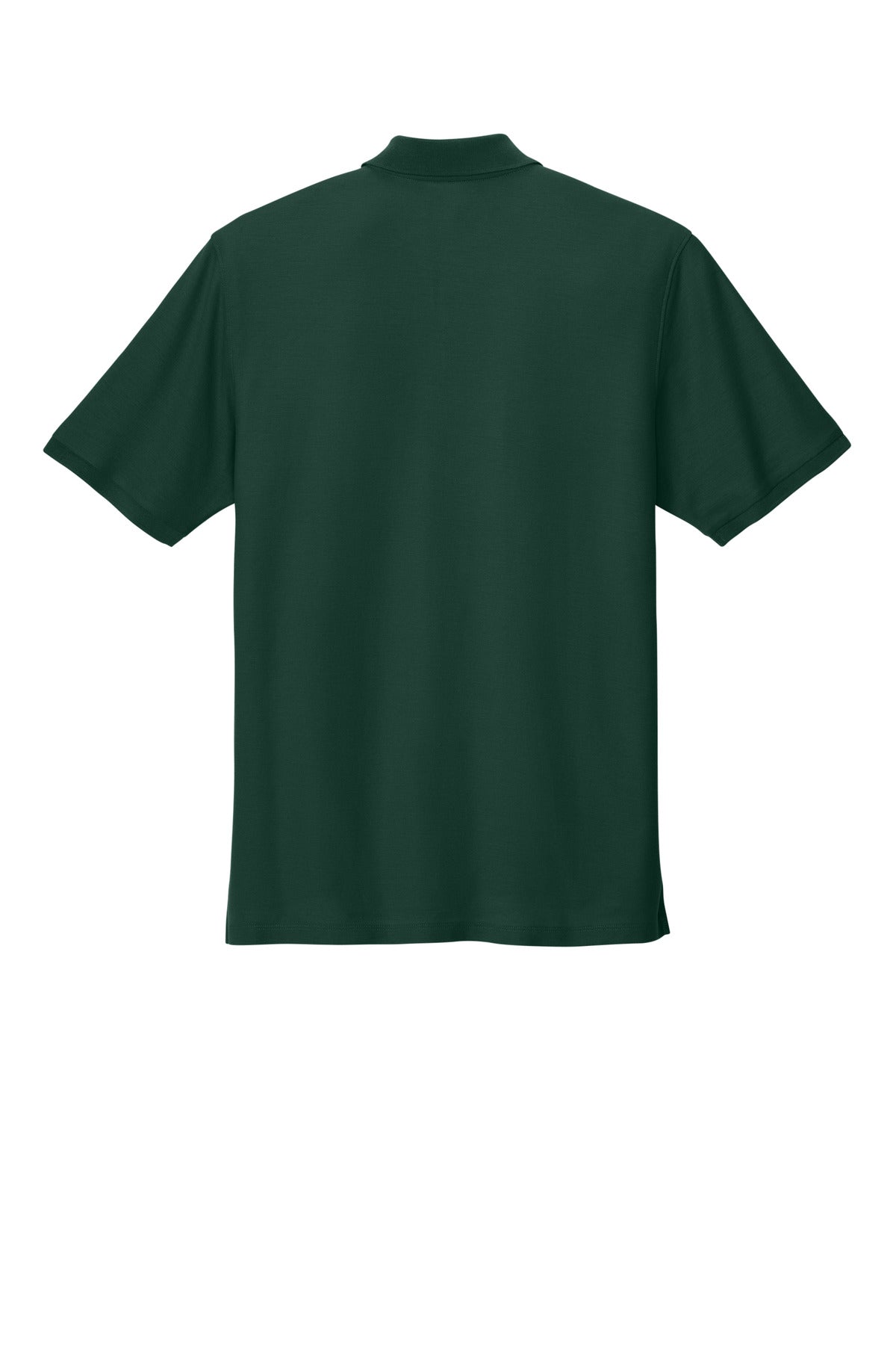 Rear View of DarkGreen Port Authority Wearever Signature Pique Polo K200