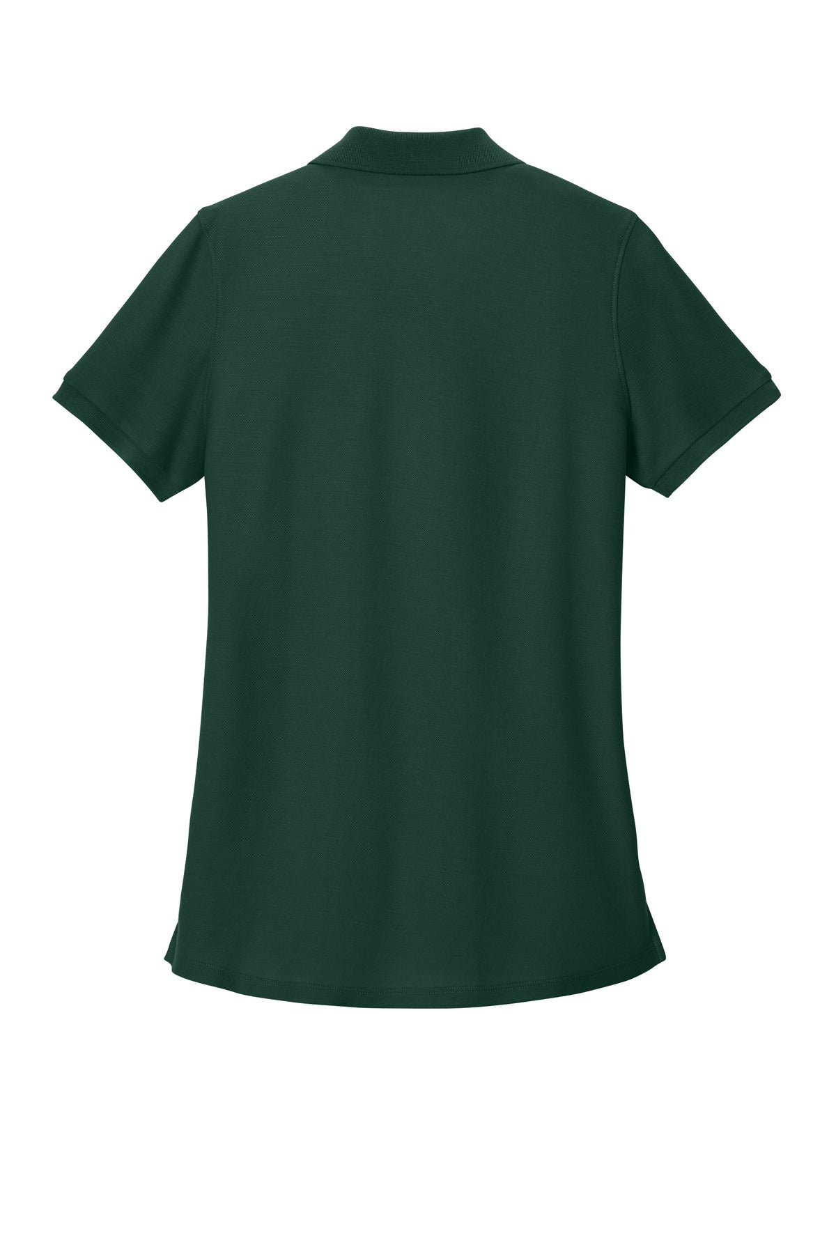 Rear View of DarkGreen Port Authority Women's Wearever Signature Pique Polo LK200