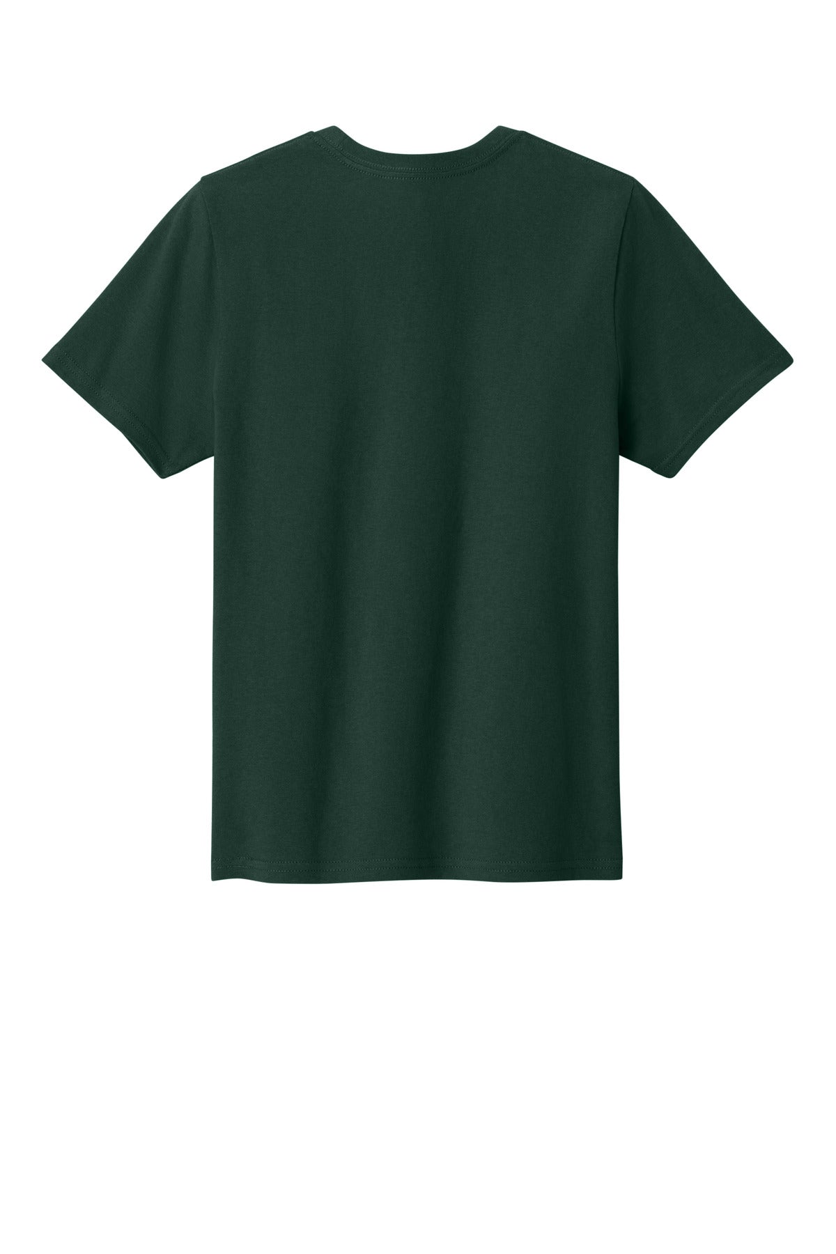 Rear View of DarkGreen Port & Co Youth Easy Cotton Tee PC43Y