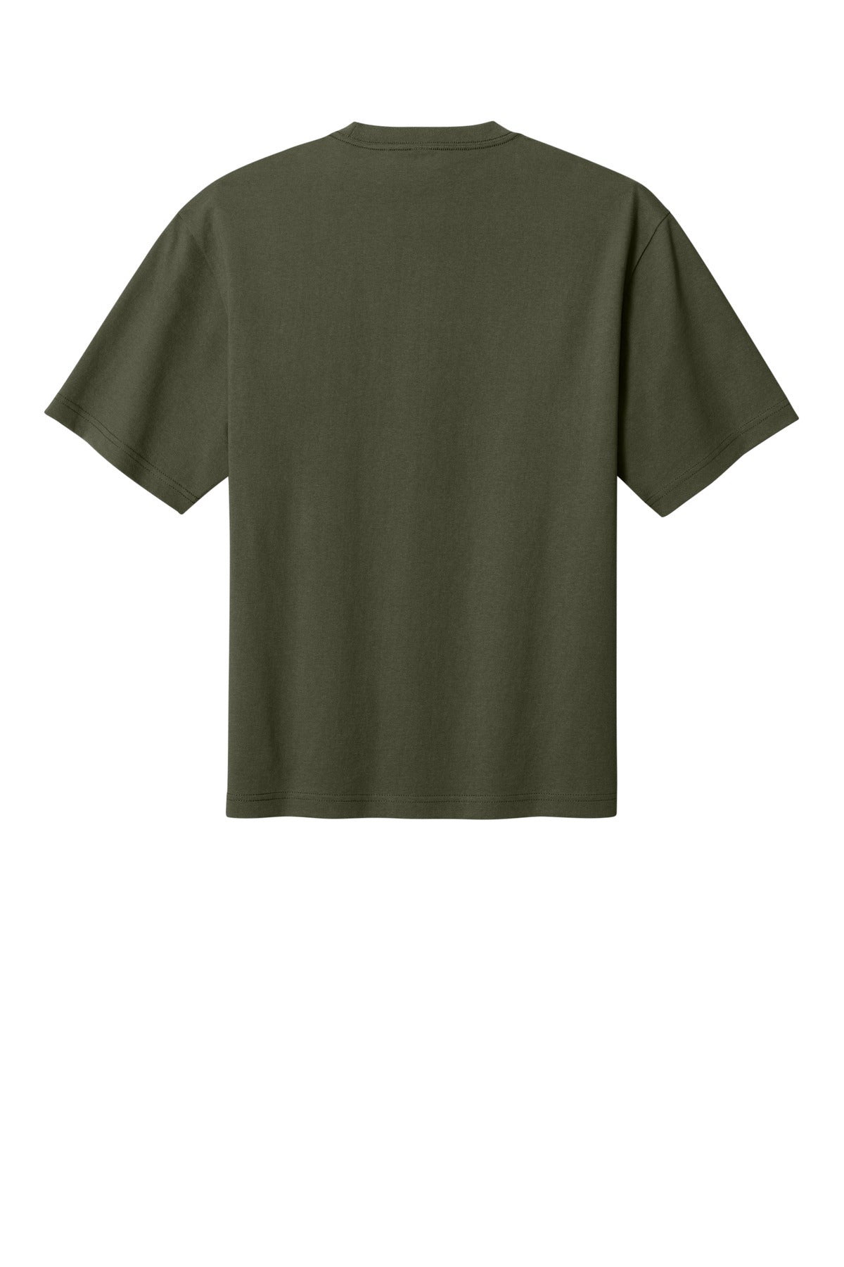 Rear View of DarkOlive District 7-Oz. Gritty Tee DT7075