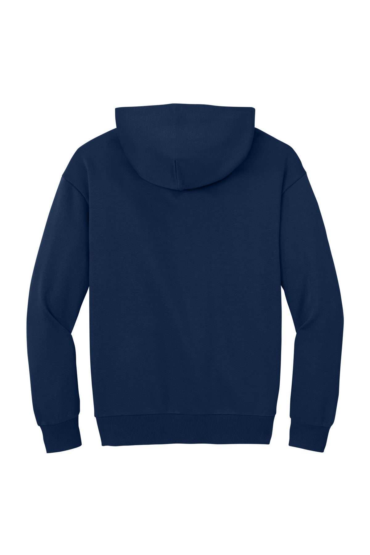 Rear View of DarkRoyal District V.I.T. Heavyweight Fleece Hoodie DT6150