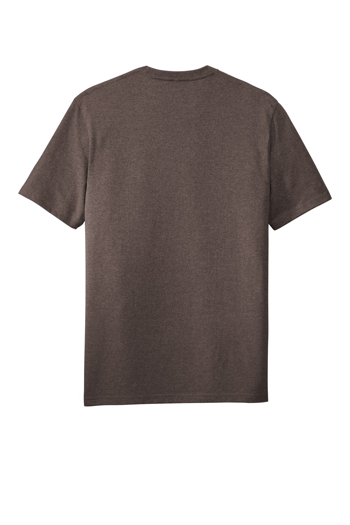Rear View of Deep Brown Hth District Re-Tee DT8000
